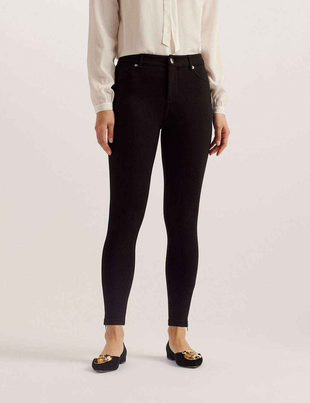 Women STRENTI - Skinny Fit Zip Cuff Jeggings - Ted Baker