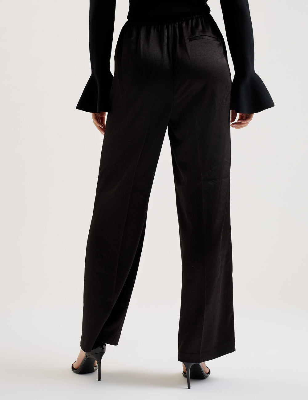 Women UMAIBO - Satin Wide Leg Drawstring Joggers - Ted Baker