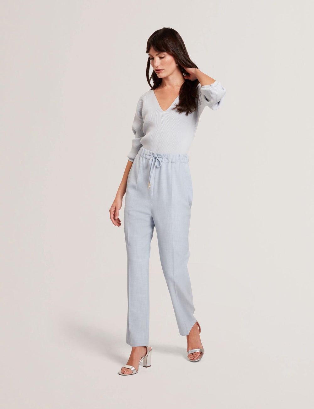 Women BALLIA - Elasticated Waist Tailored Tapered Trouser - Ted Baker