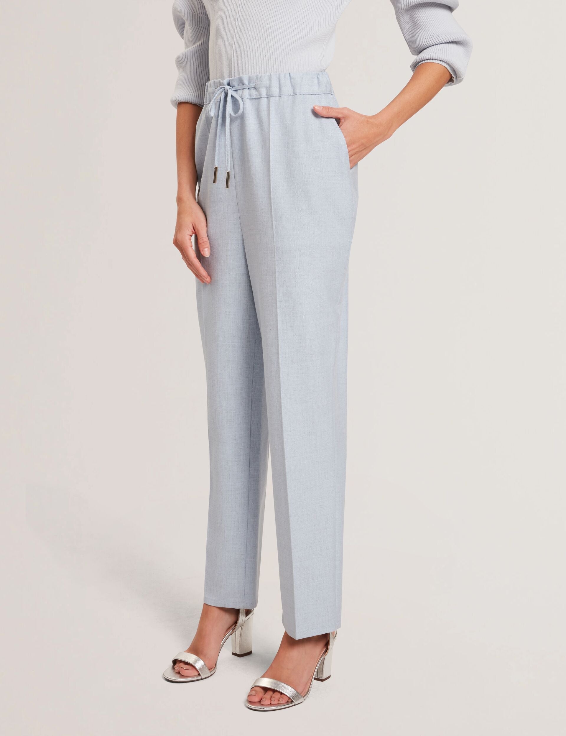 Women BALLIA - Elasticated Waist Tailored Tapered Trouser - Ted Baker