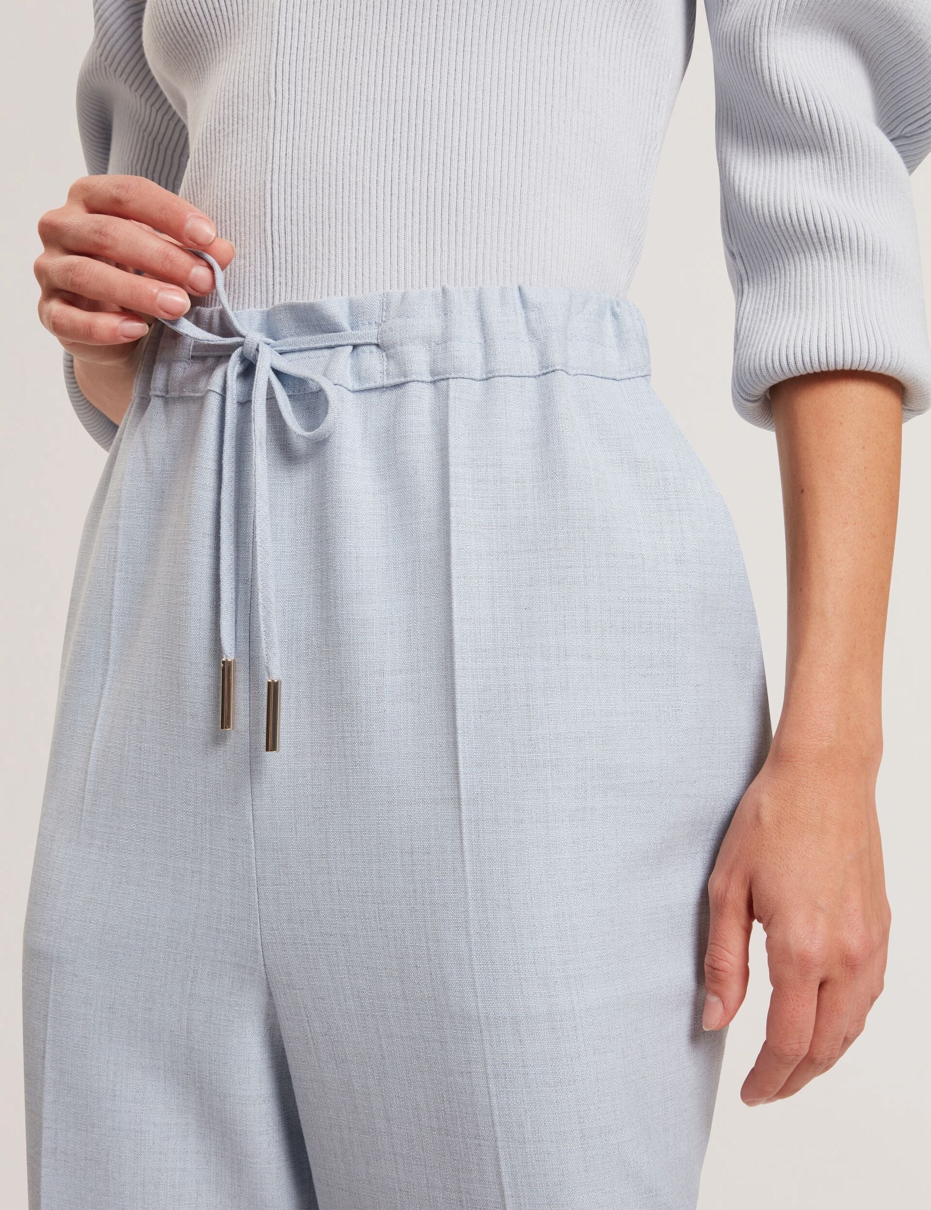 Women BALLIA - Elasticated Waist Tailored Tapered Trouser - Ted Baker