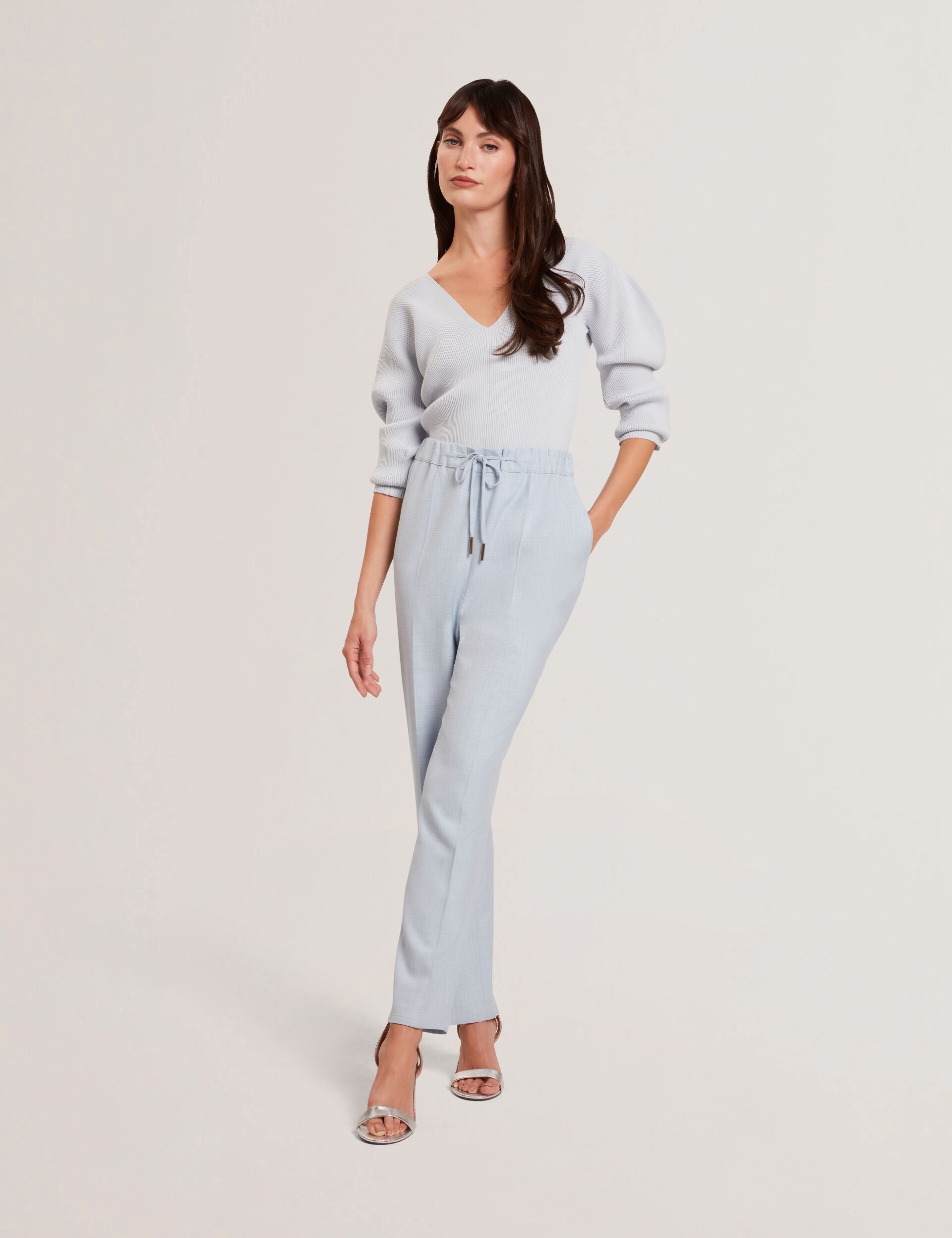 Women BALLIA - Elasticated Waist Tailored Tapered Trouser - Ted Baker