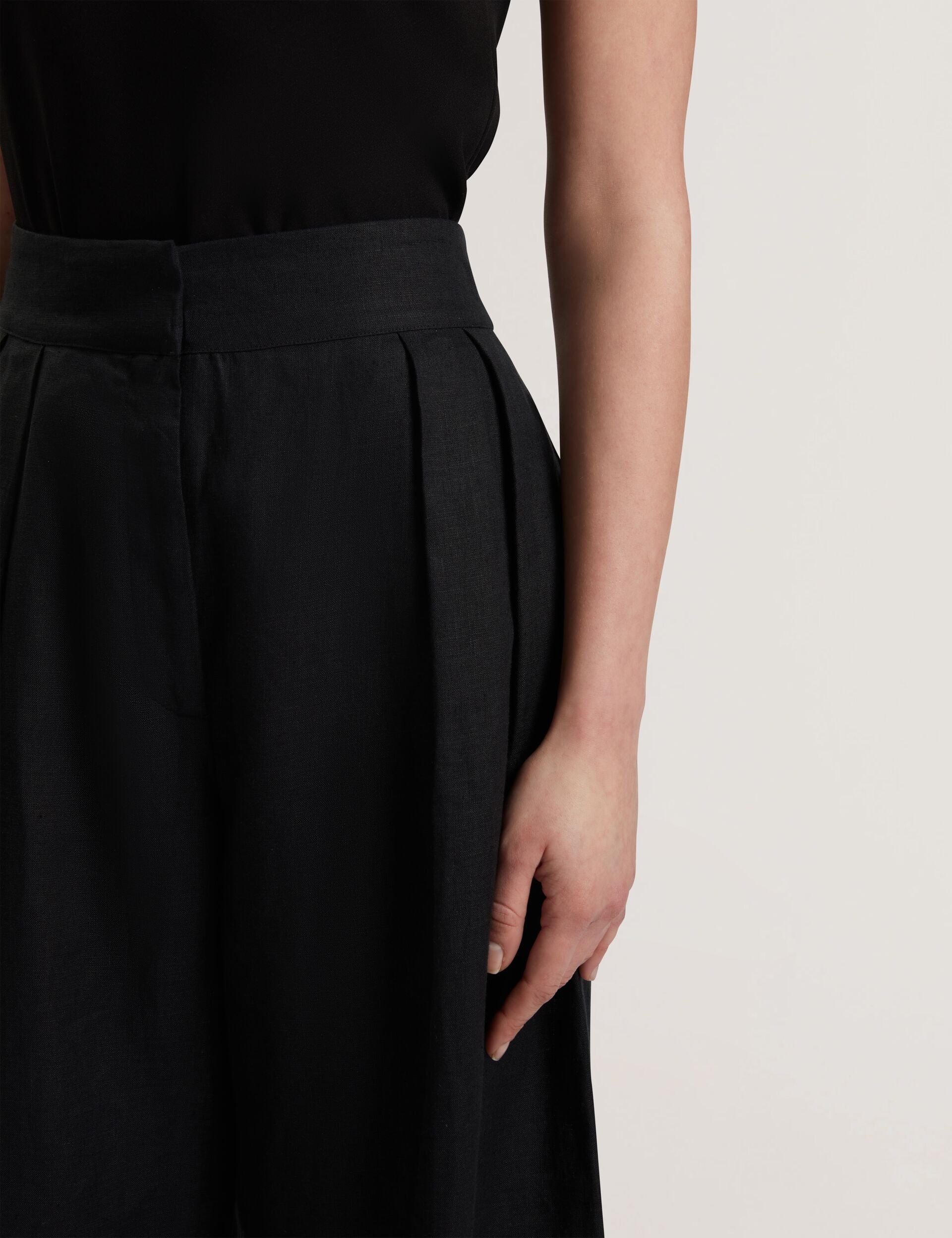 Women KYFAAT - Pure Linen Tailored Wide Leg Trousers - Ted Baker