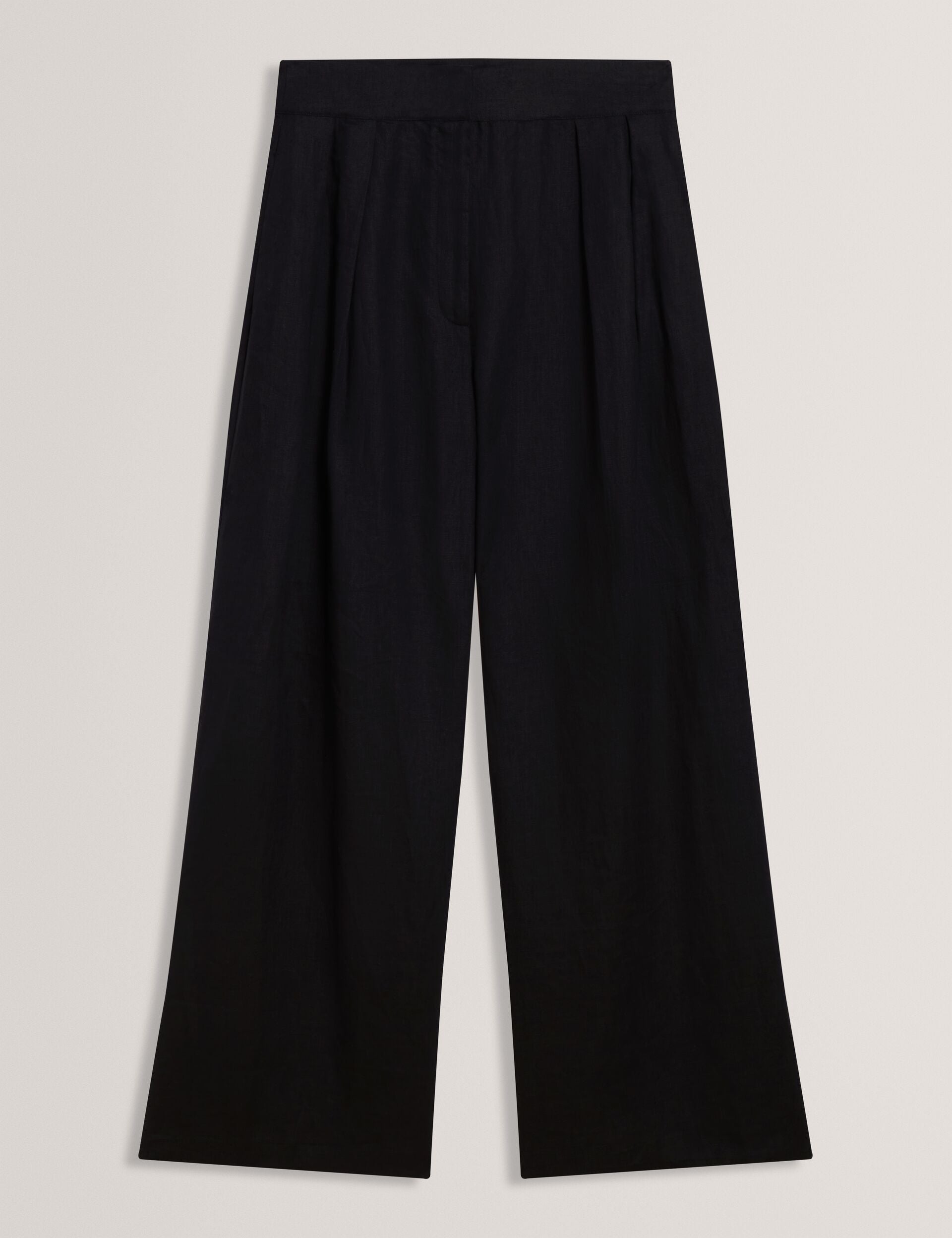 Women KYFAAT - Pure Linen Tailored Wide Leg Trousers - Ted Baker