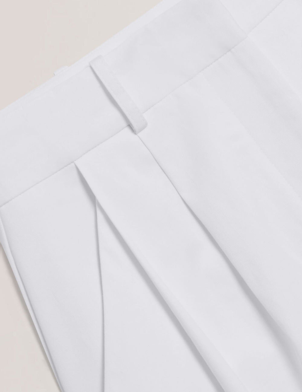 Women ZOZIA - Cotton Pleated Front Wide Leg Trousers - Ted Baker