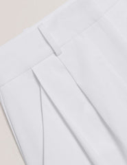 Women ZOZIA - Cotton Pleated Front Wide Leg Trousers - Ted Baker