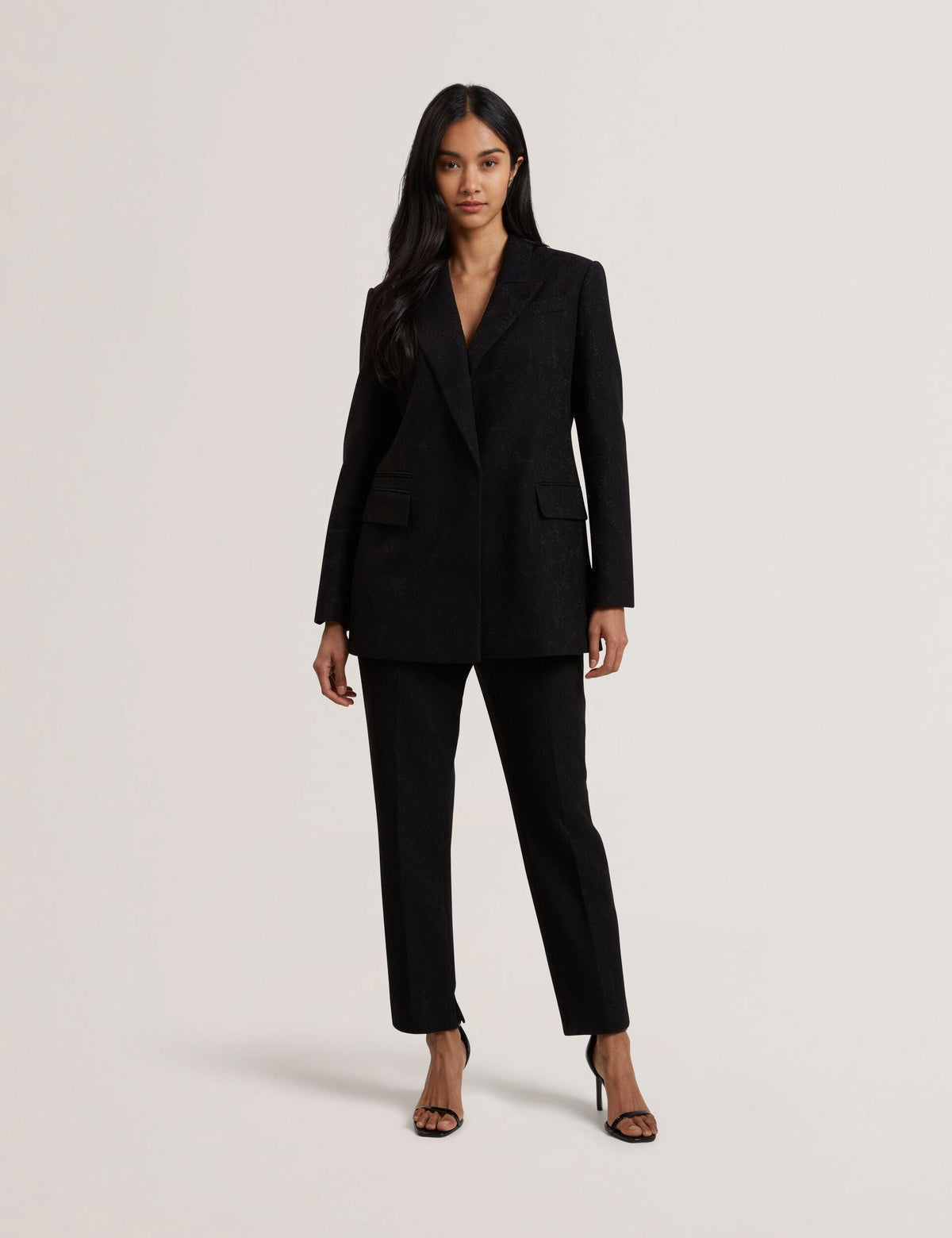 Women MERIOT - Bonded Lace Slim Tailored Trousers - Ted Baker