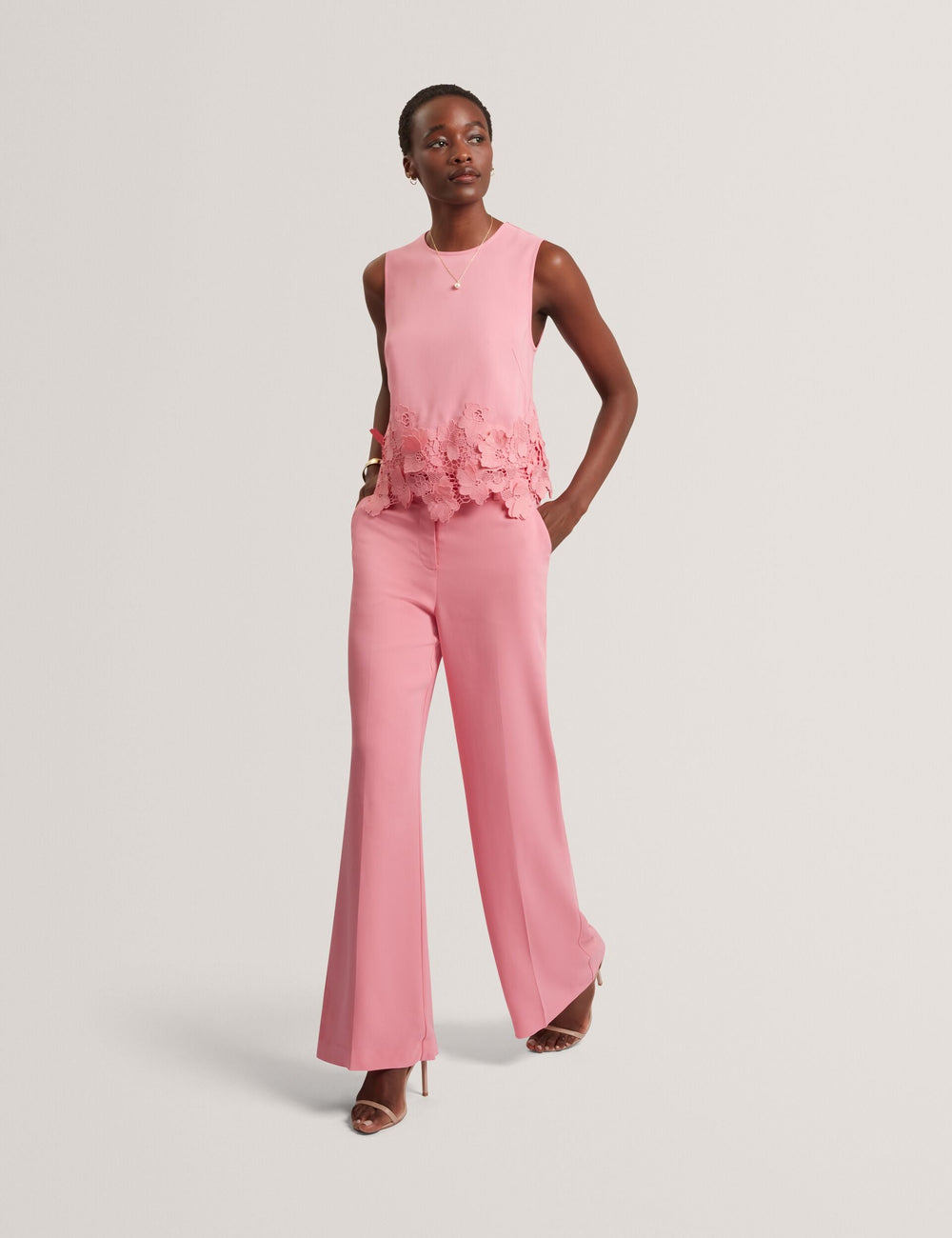 Women Kasper Wide Leg Suit Pant - Ted Baker
