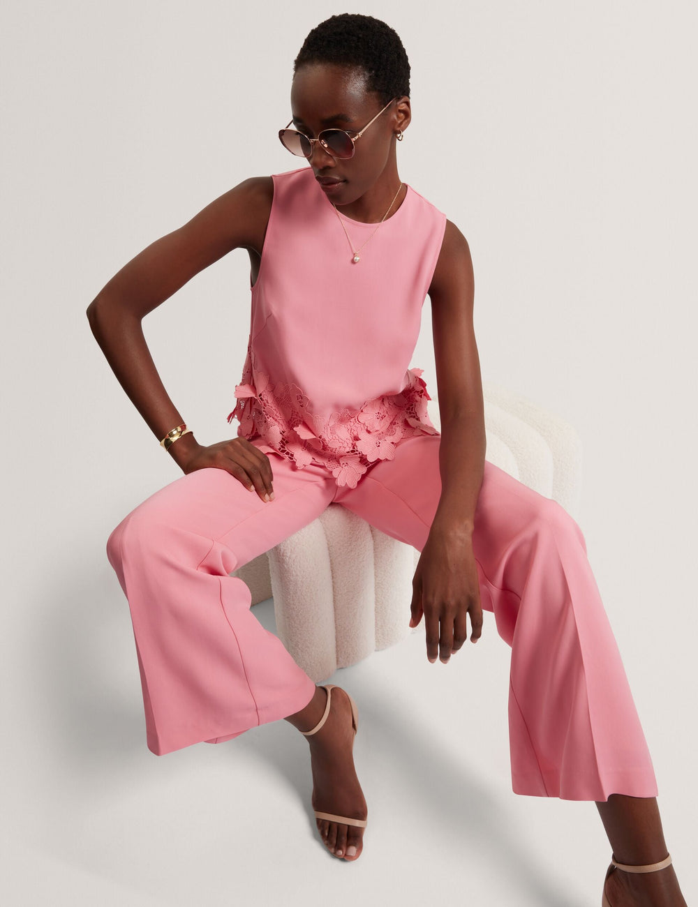 Women Kasper Wide Leg Suit Pant - Ted Baker
