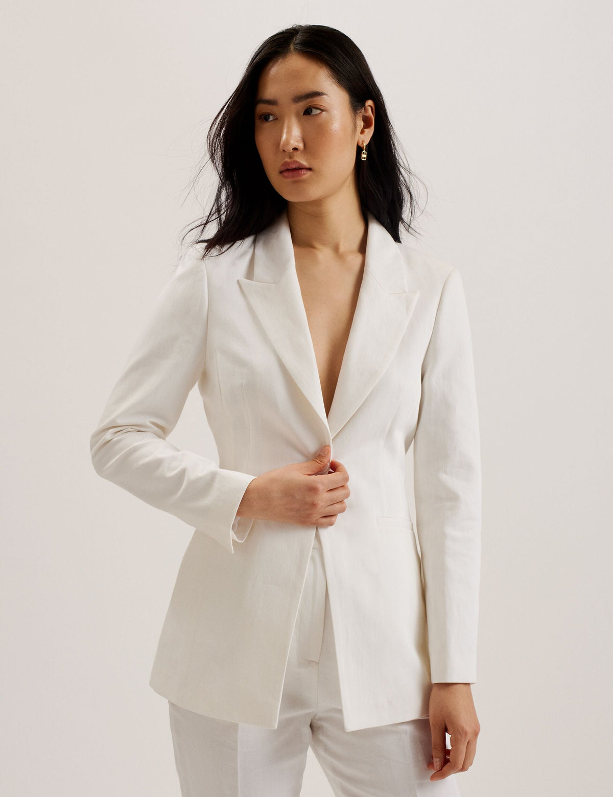 Women MUSUB - Tailored Jacket with Faux Pockets - Ted Baker