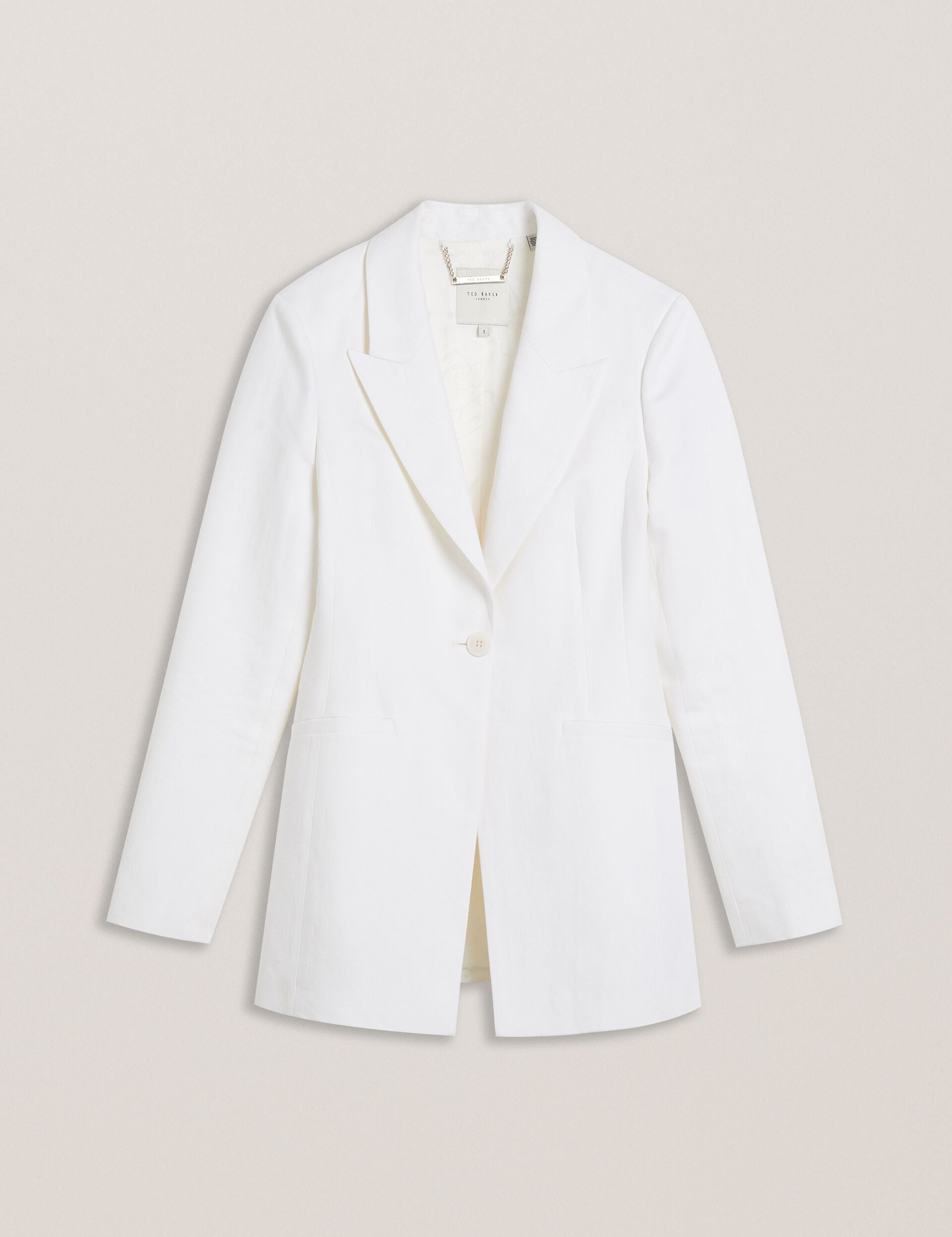 Women MUSUB - Tailored Jacket with Faux Pockets - Ted Baker