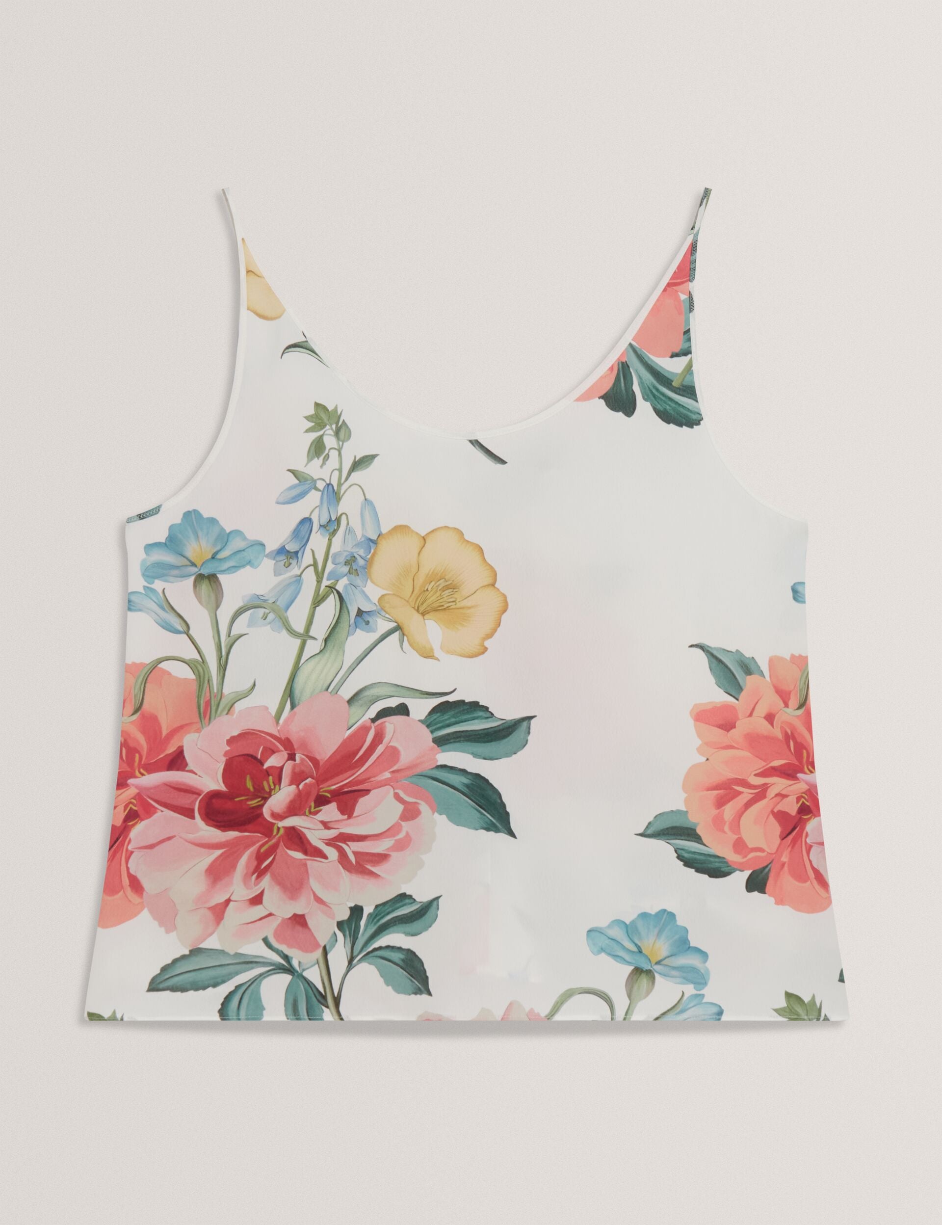 Women PURRLA - Floral Print Scoop Neck Sleeveless Top - Ted Baker