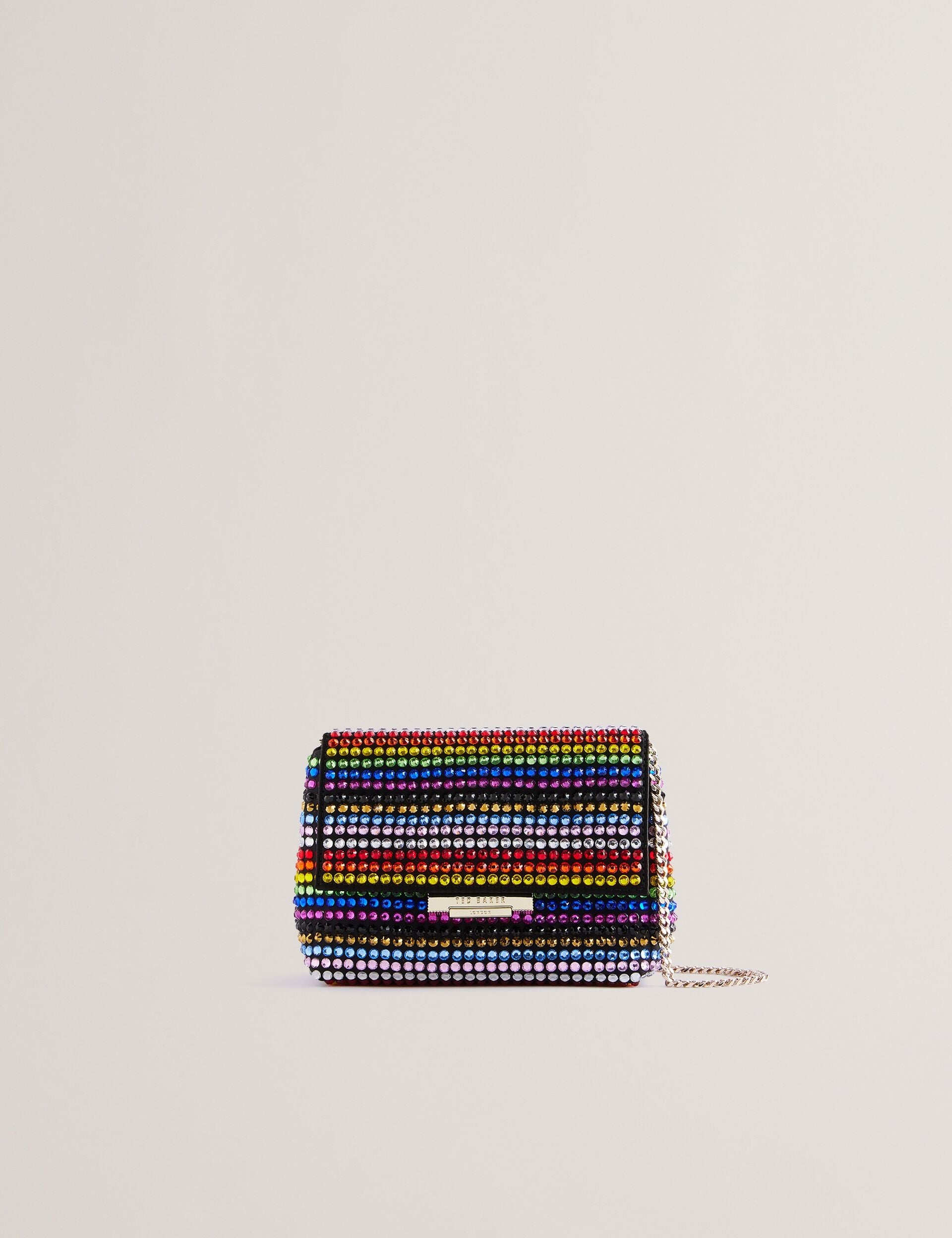 Women|Sale PRIDELA - Striped Crystal Mini Cross Body Bag - Ted Baker