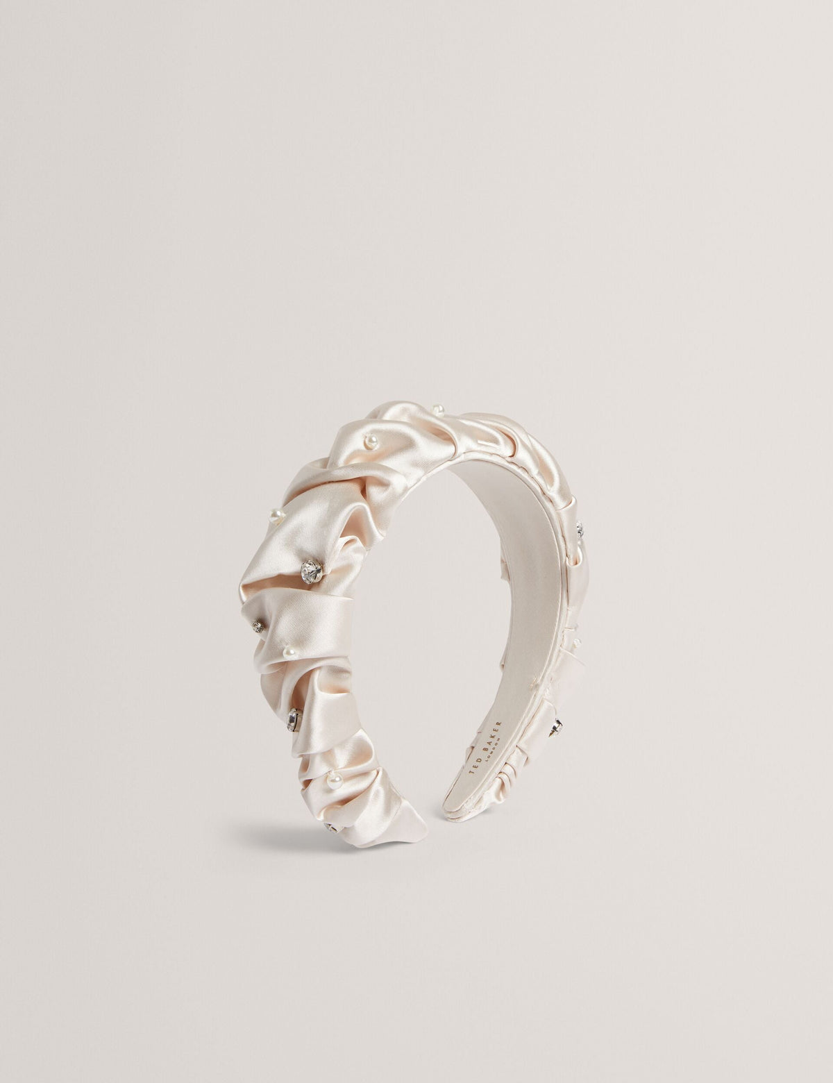 Women MELLSI - Rhinestone Ruched Satin Headband - Ted Baker