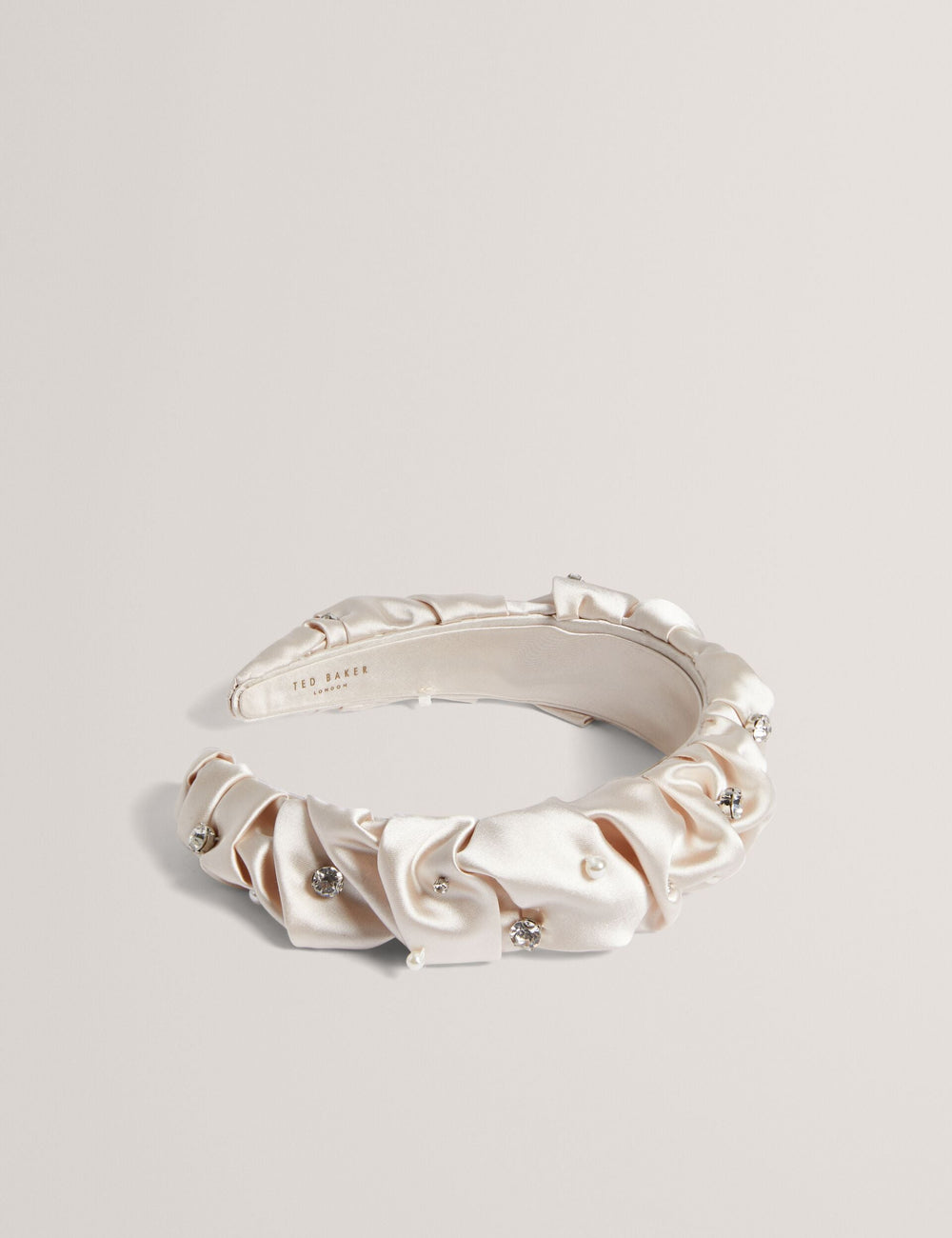 Women MELLSI - Rhinestone Ruched Satin Headband - Ted Baker