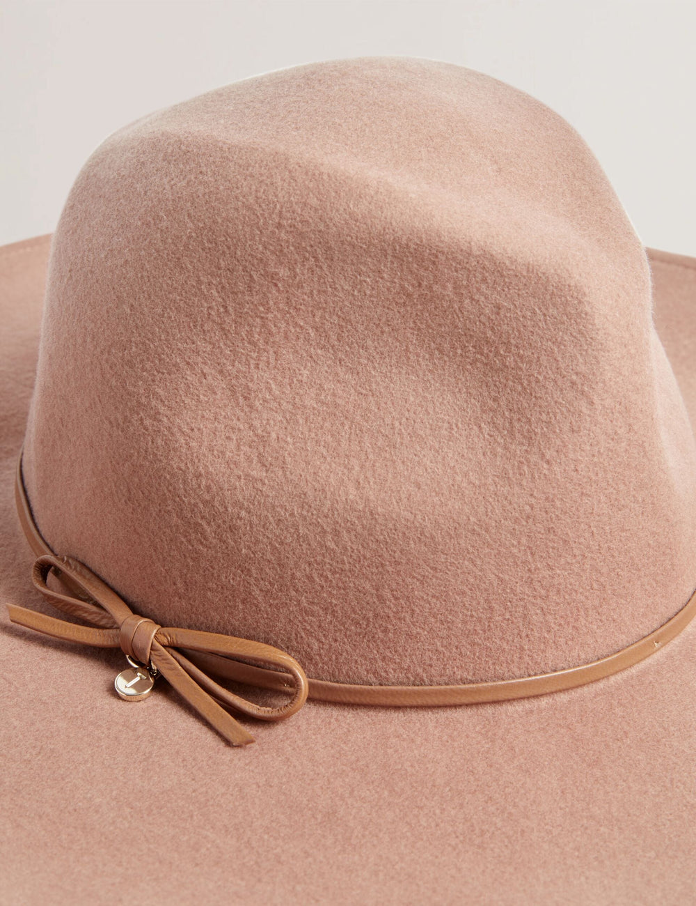 Women ABBIIIO - Bow Detail Pure Wool Fedora Hat - Ted Baker