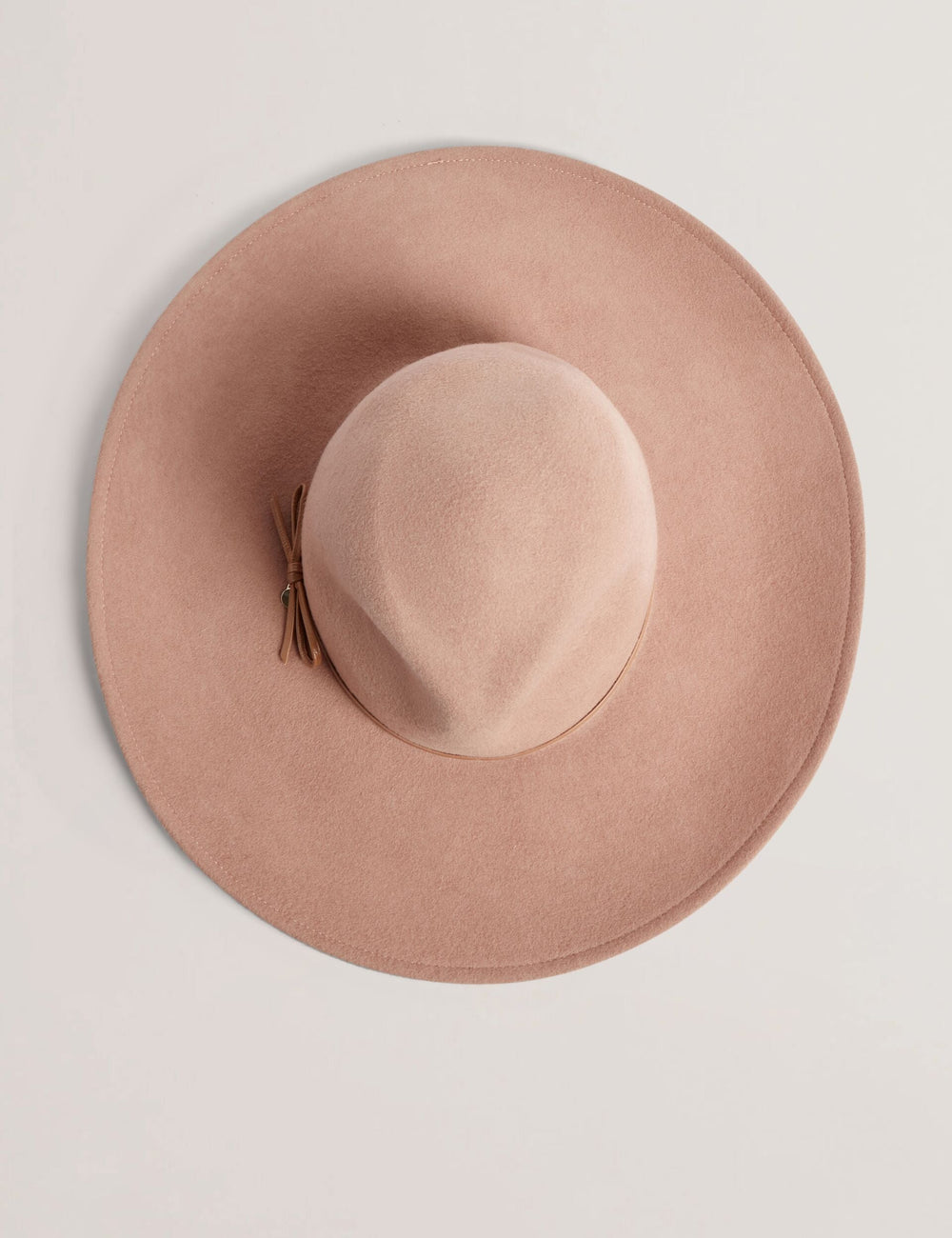 Women ABBIIIO - Bow Detail Pure Wool Fedora Hat - Ted Baker