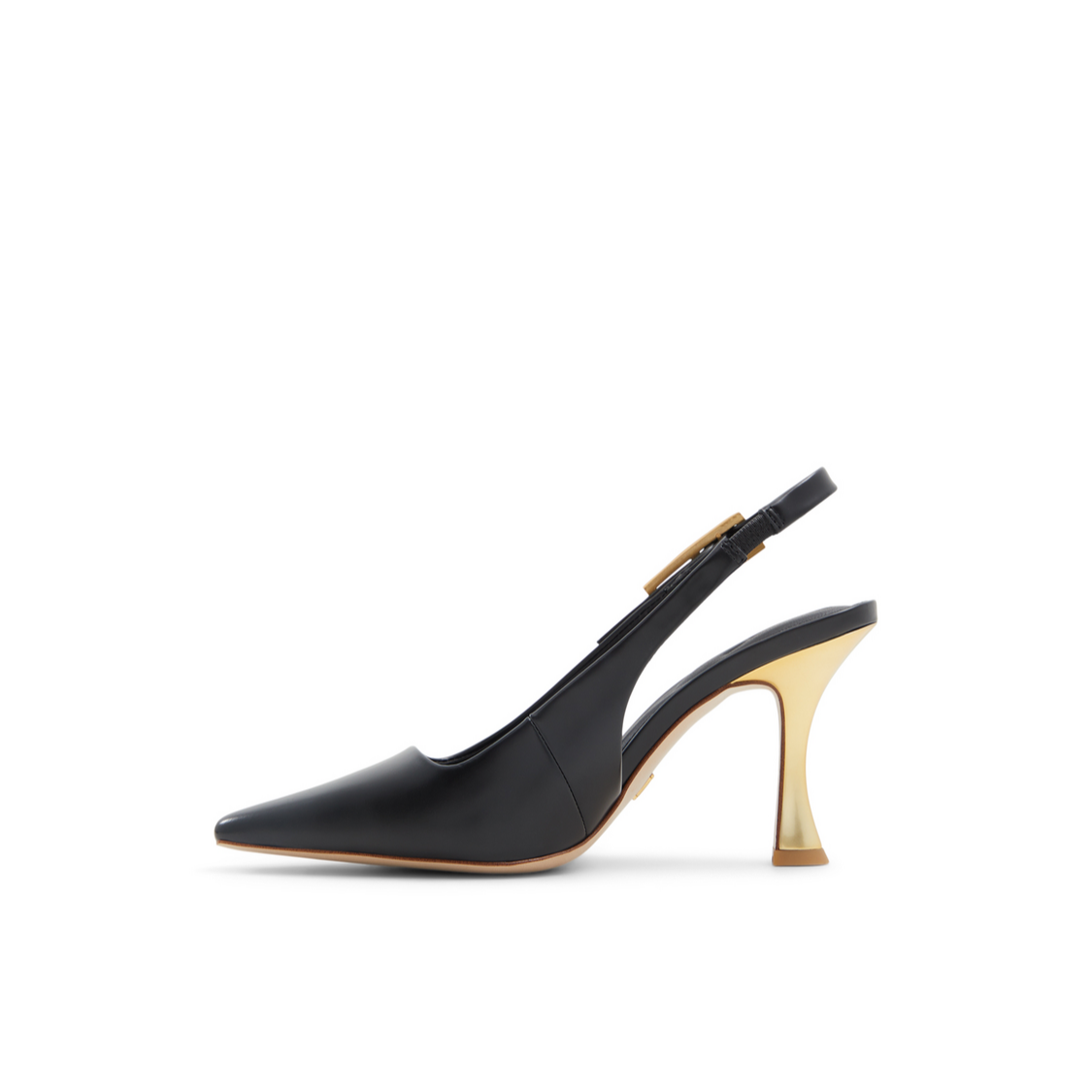 Women LOLA T-BUCKLE - Leather Slingback Heeled Pumps - Ted Baker
