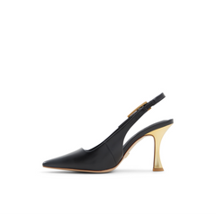 Women LOLA T-BUCKLE - Leather Slingback Heeled Pumps - Ted Baker
