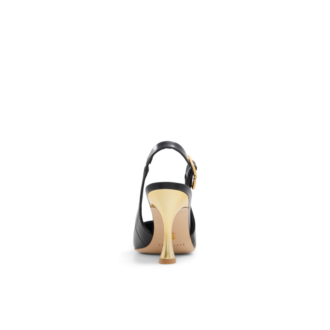 Women LOLA T-BUCKLE - Leather Slingback Heeled Pumps - Ted Baker