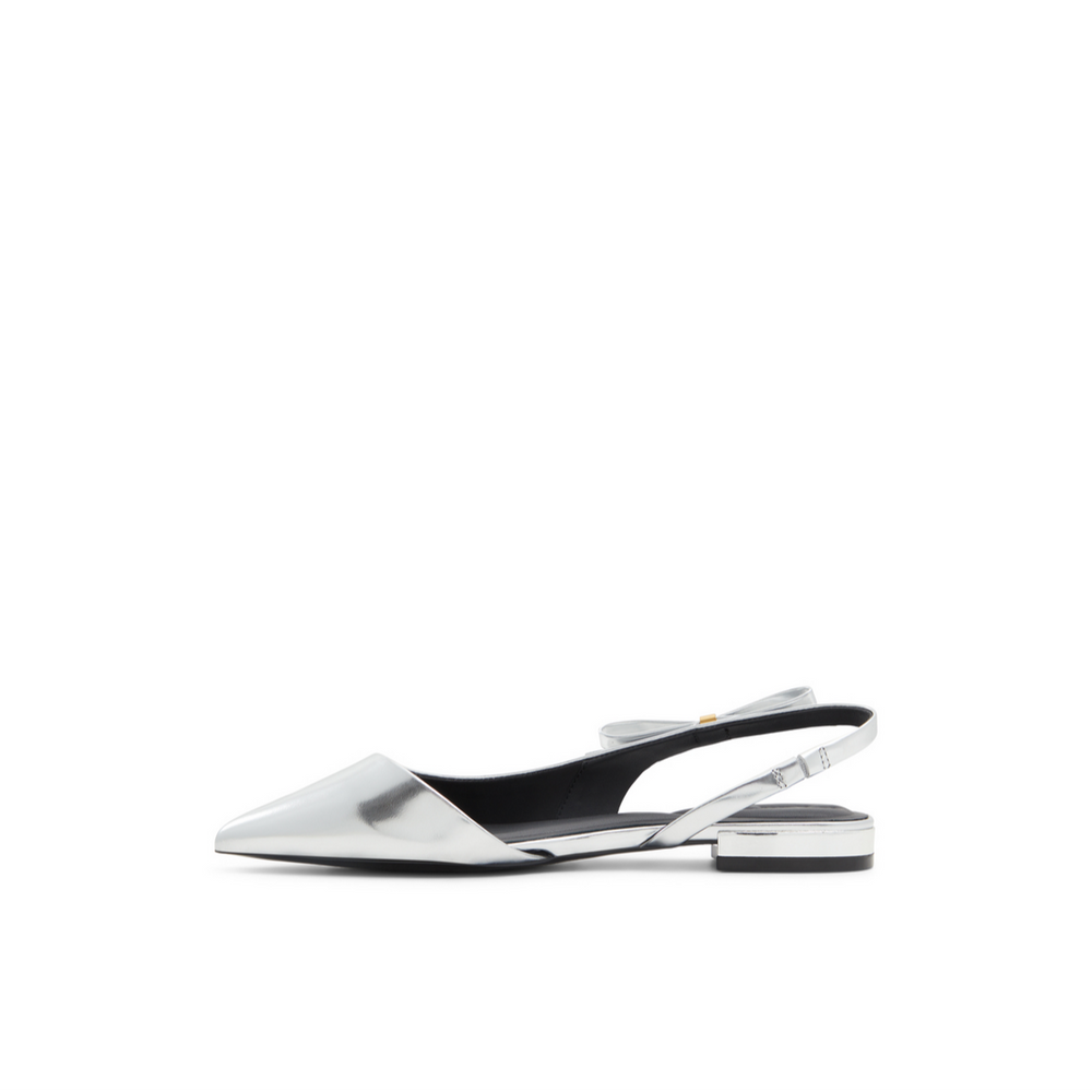 Women JANE BOW - Bow Detail Slingback Leather Ballet Flats - Ted Baker