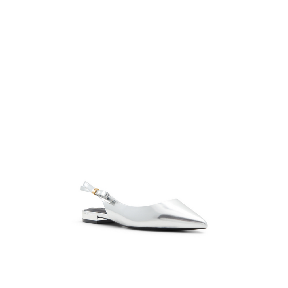 Women JANE BOW - Bow Detail Slingback Leather Ballet Flats - Ted Baker