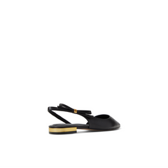 Women JANE BOW - Bow Detail Slingback Leather Ballet Flats - Ted Baker