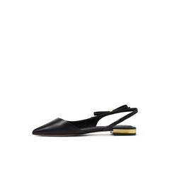 Women JANE BOW - Bow Detail Slingback Leather Ballet Flats - Ted Baker