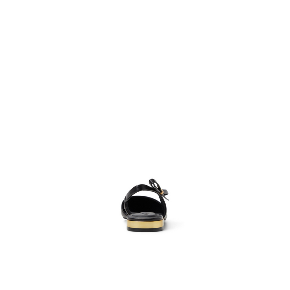 Women JANE BOW - Bow Detail Slingback Leather Ballet Flats - Ted Baker