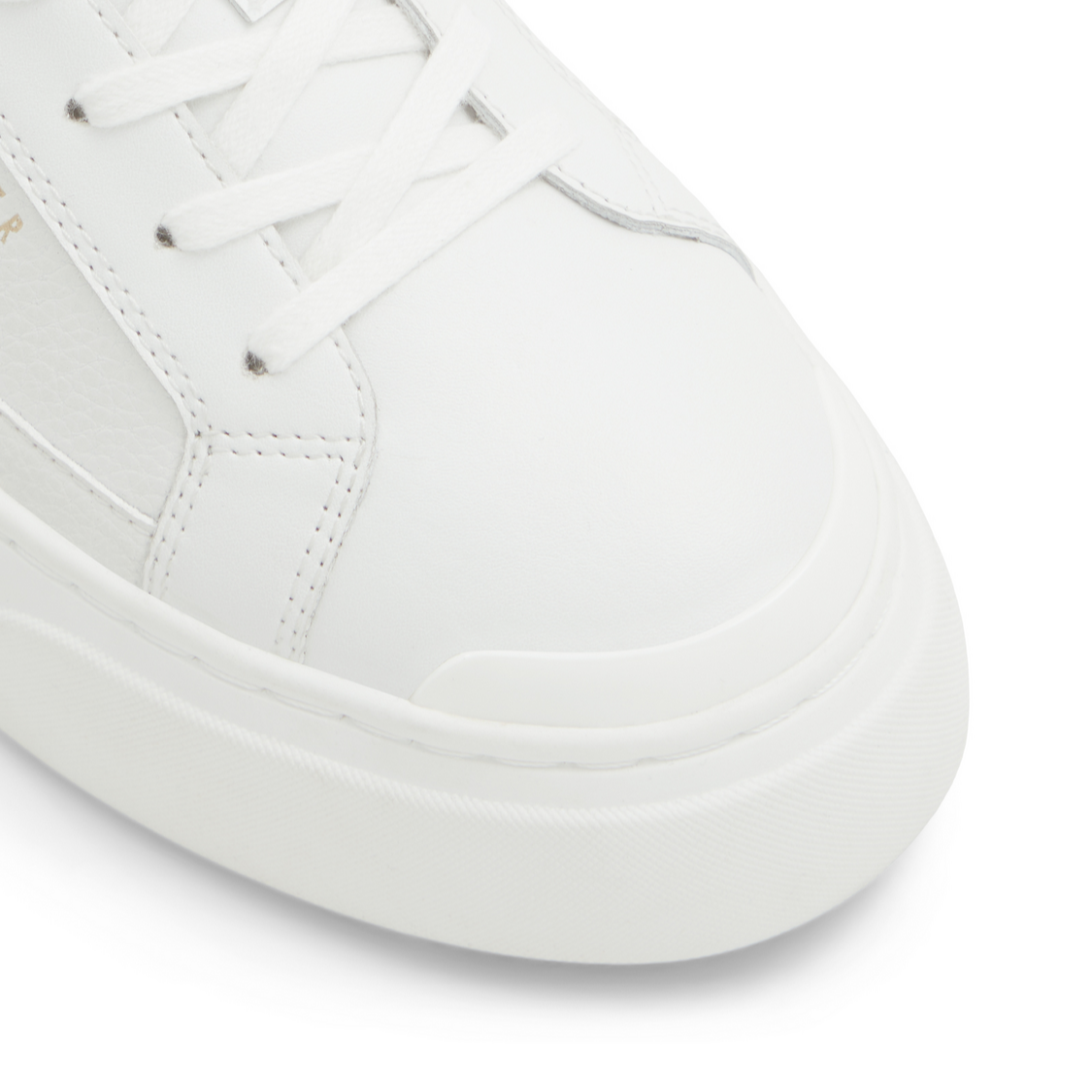 Women ADISON - Metallic Detail Leather Platform Sneakers - Ted Baker