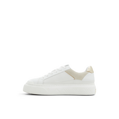 Women ADISON - Metallic Detail Leather Platform Sneakers - Ted Baker