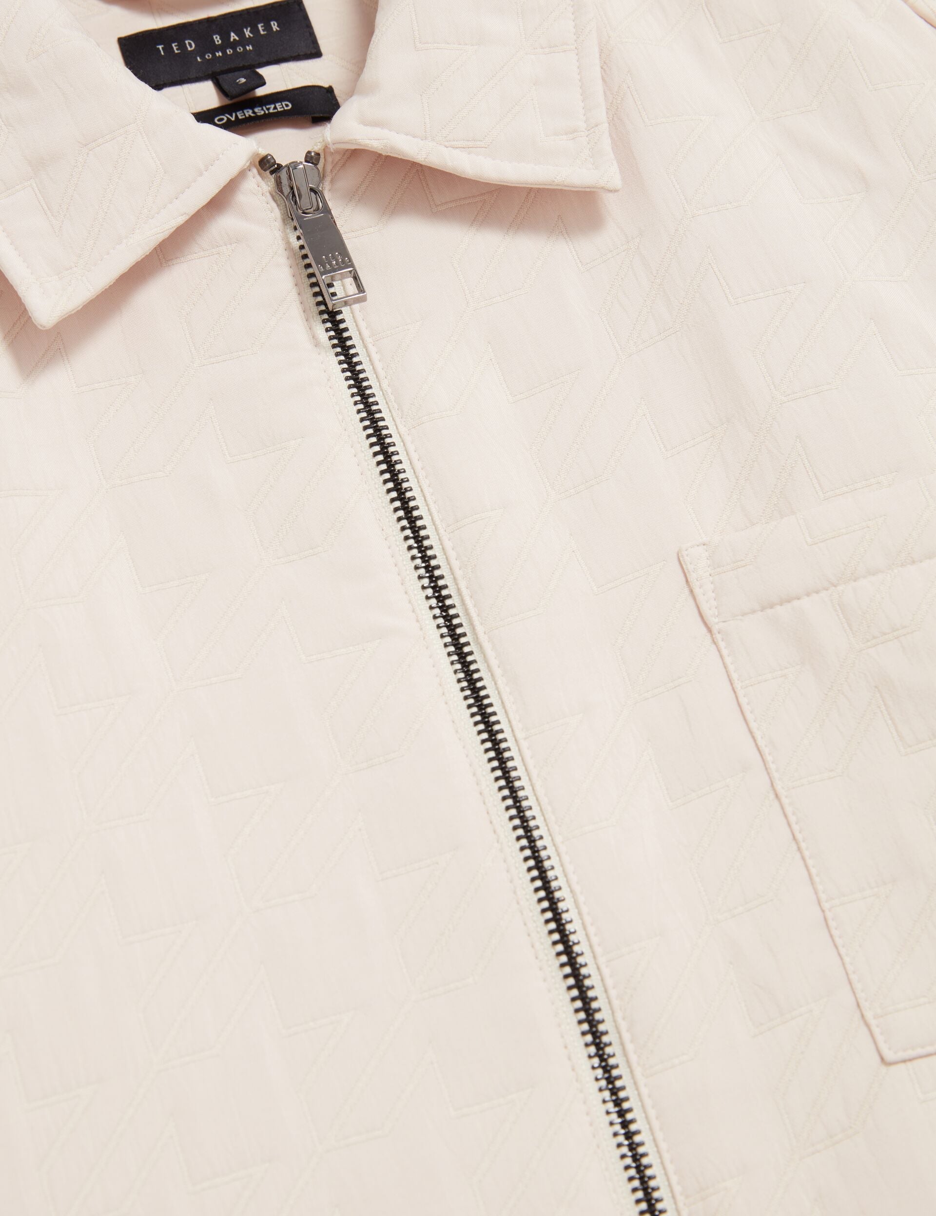 Men|Sale THOVA Textured Quilt Zip-Through Overshirt - Ted Baker