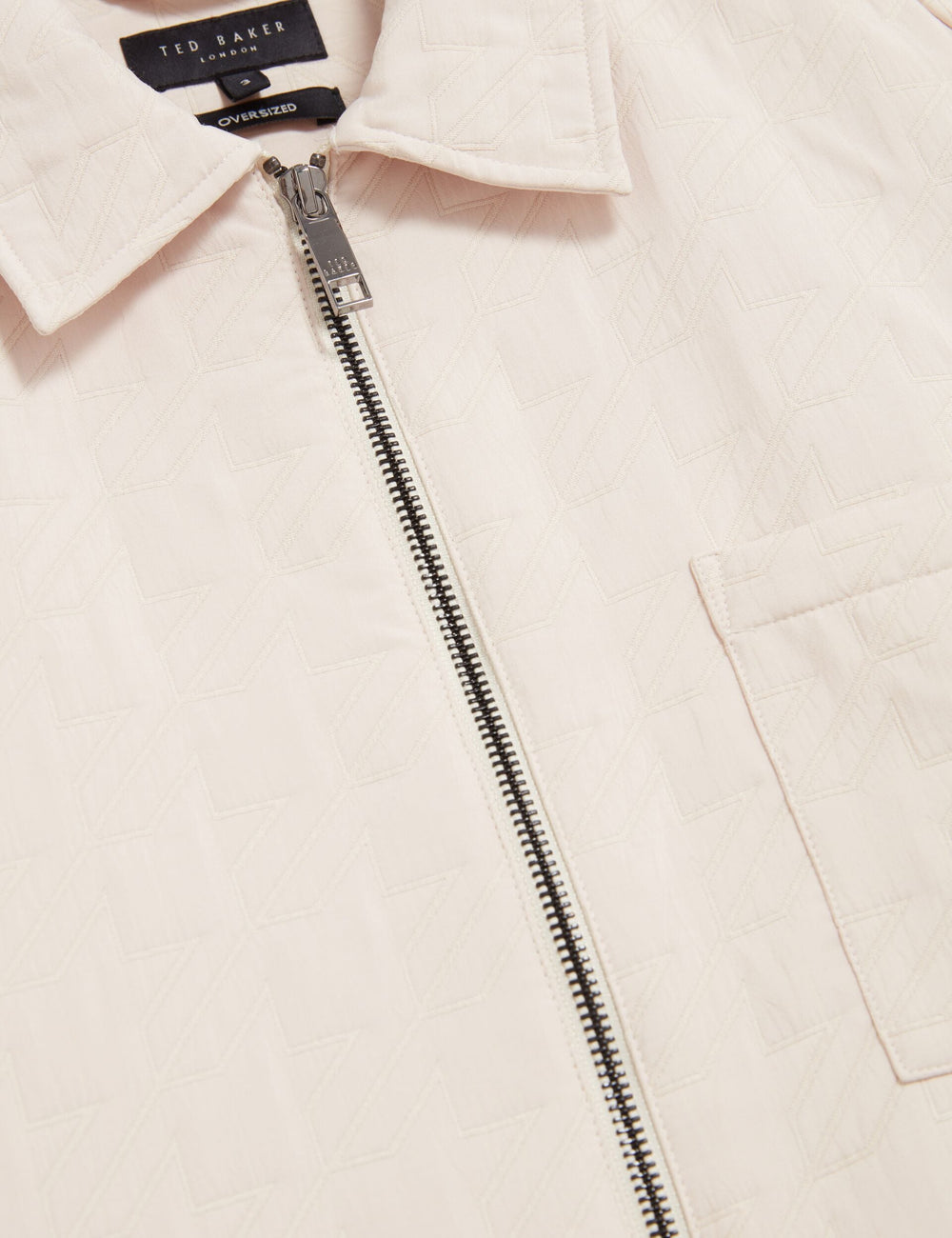 Men|Sale THOVA Textured Quilt Zip-Through Overshirt - Ted Baker