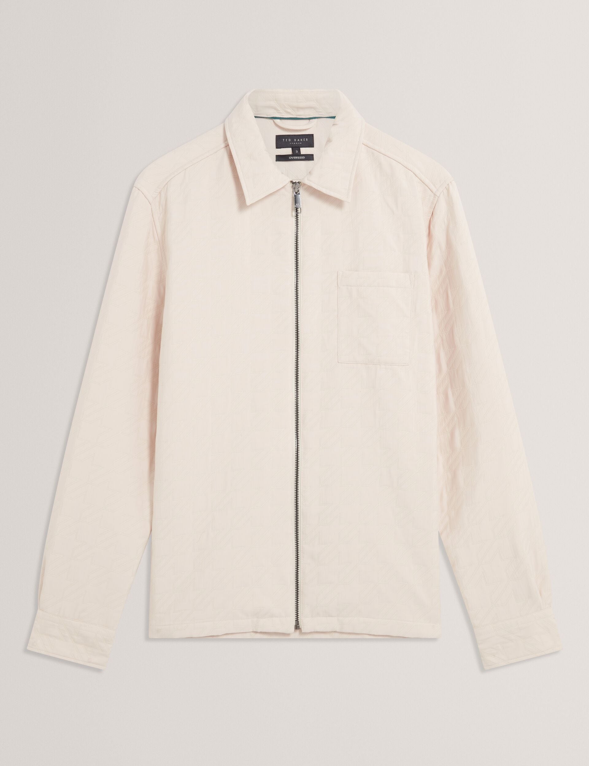 Men|Sale THOVA Textured Quilt Zip-Through Overshirt - Ted Baker