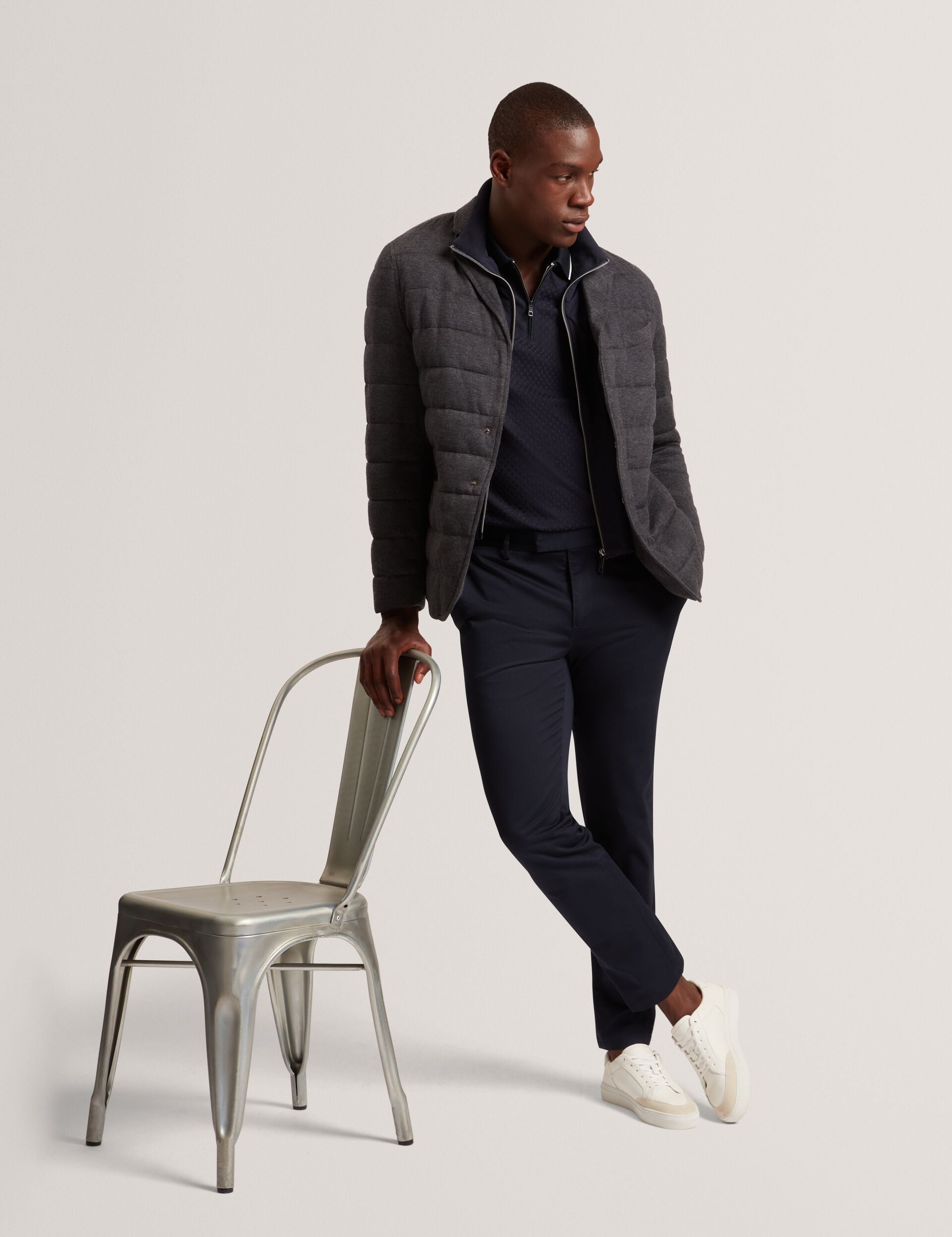 Men|Sale GEROME Quilted Blazer With High Neck Liner - Ted Baker
