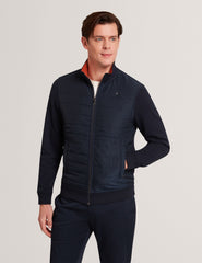 Men|Sale DURANO Quilted Front Zip-Through Knit Jacket - Ted Baker
