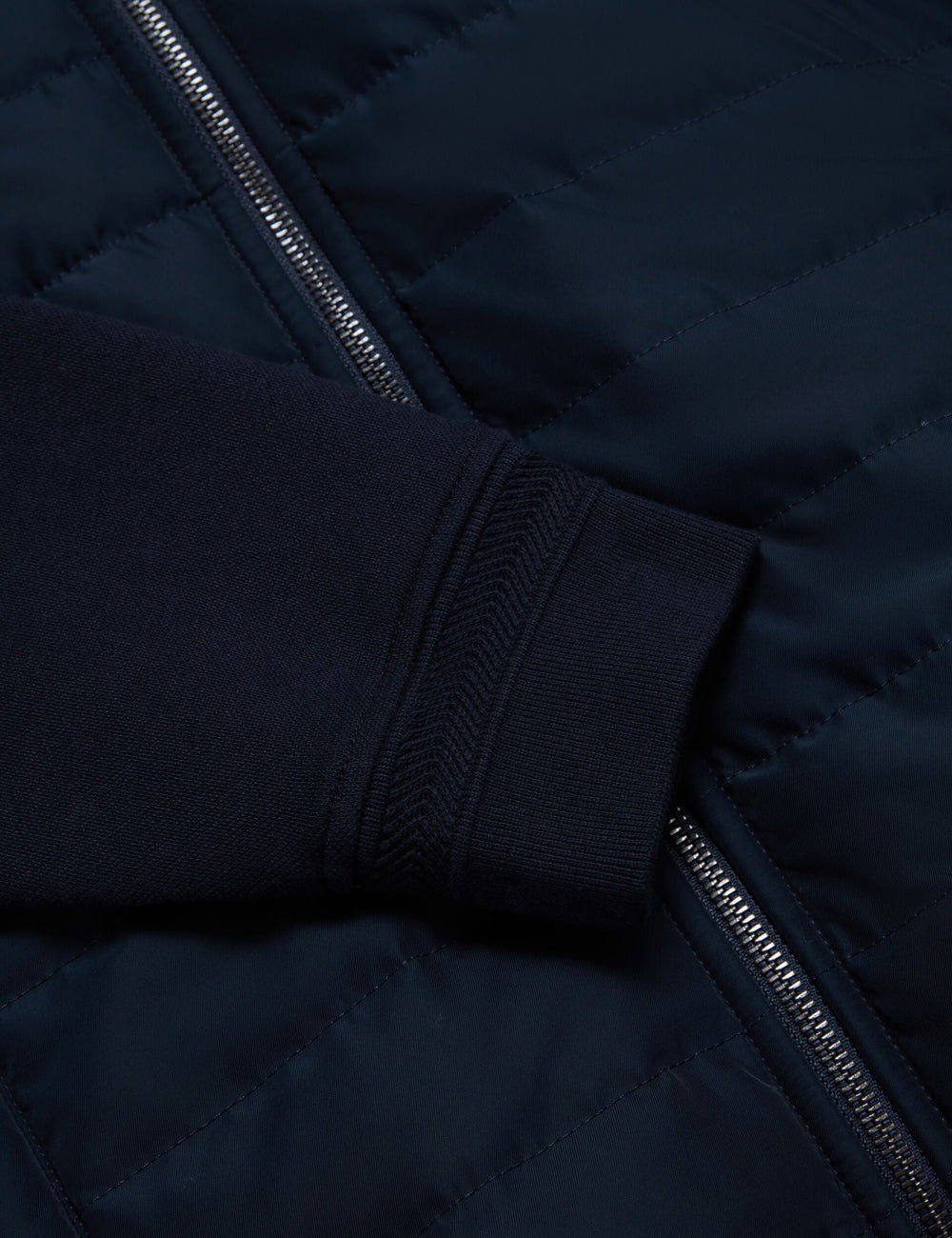 Men|Sale DURANO Quilted Front Zip-Through Knit Jacket - Ted Baker