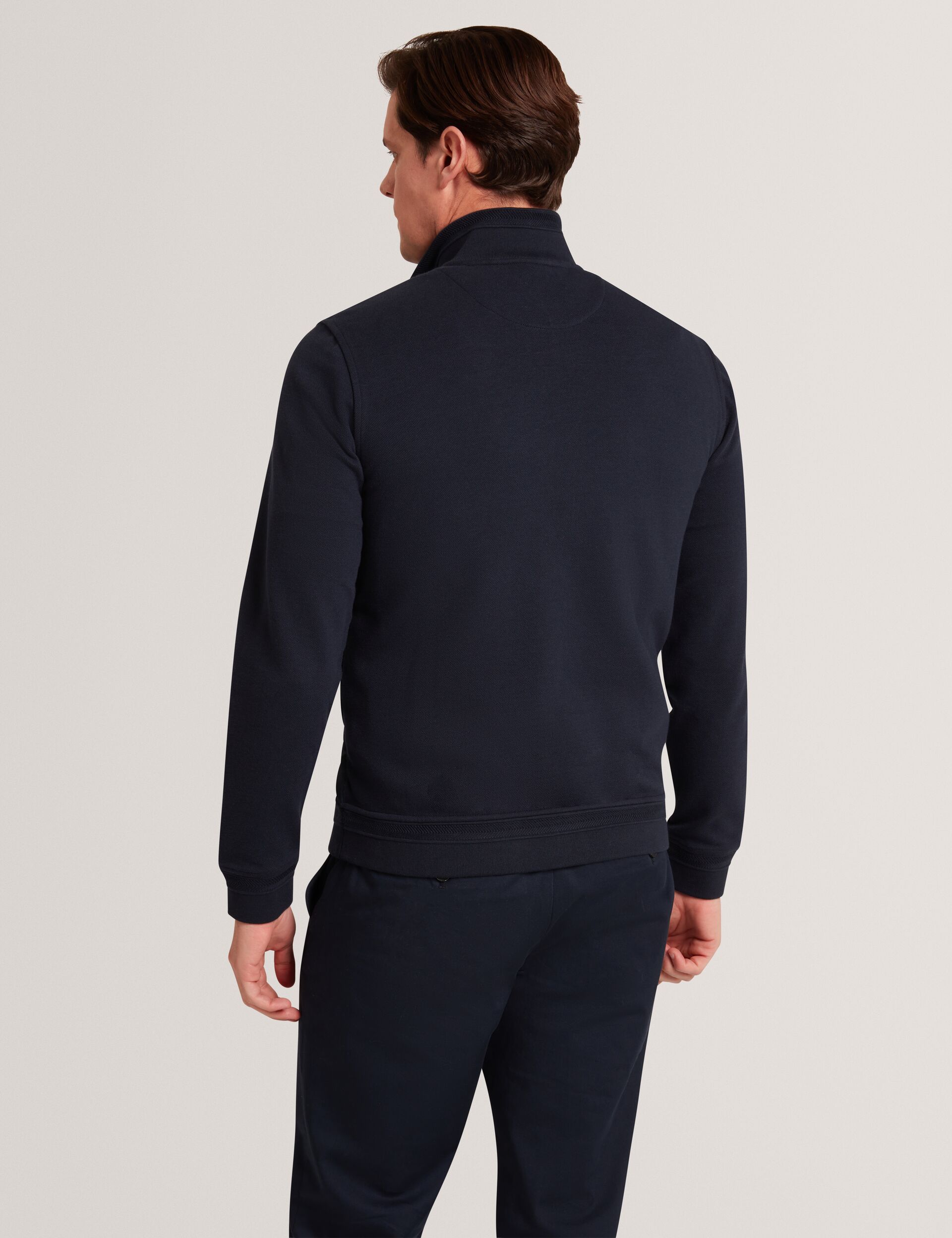Men|Sale DURANO Quilted Front Zip-Through Knit Jacket - Ted Baker