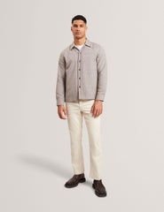 Men|Sale RYNEL Textured Weave Long Sleeve Overshirt - Ted Baker