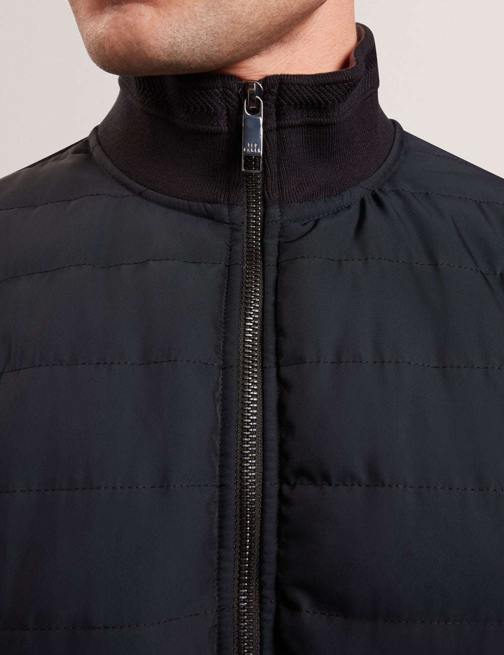 Men|Sale DURANO Quilted Front Zip-Through Knit Jacket - Ted Baker