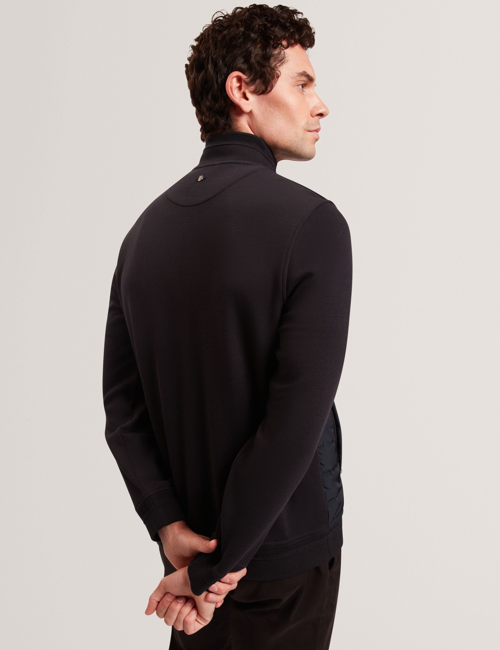 Men|Sale DURANO Quilted Front Zip-Through Knit Jacket - Ted Baker