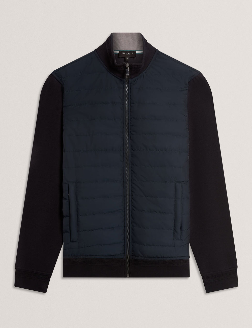Men|Sale DURANO Quilted Front Zip-Through Knit Jacket - Ted Baker