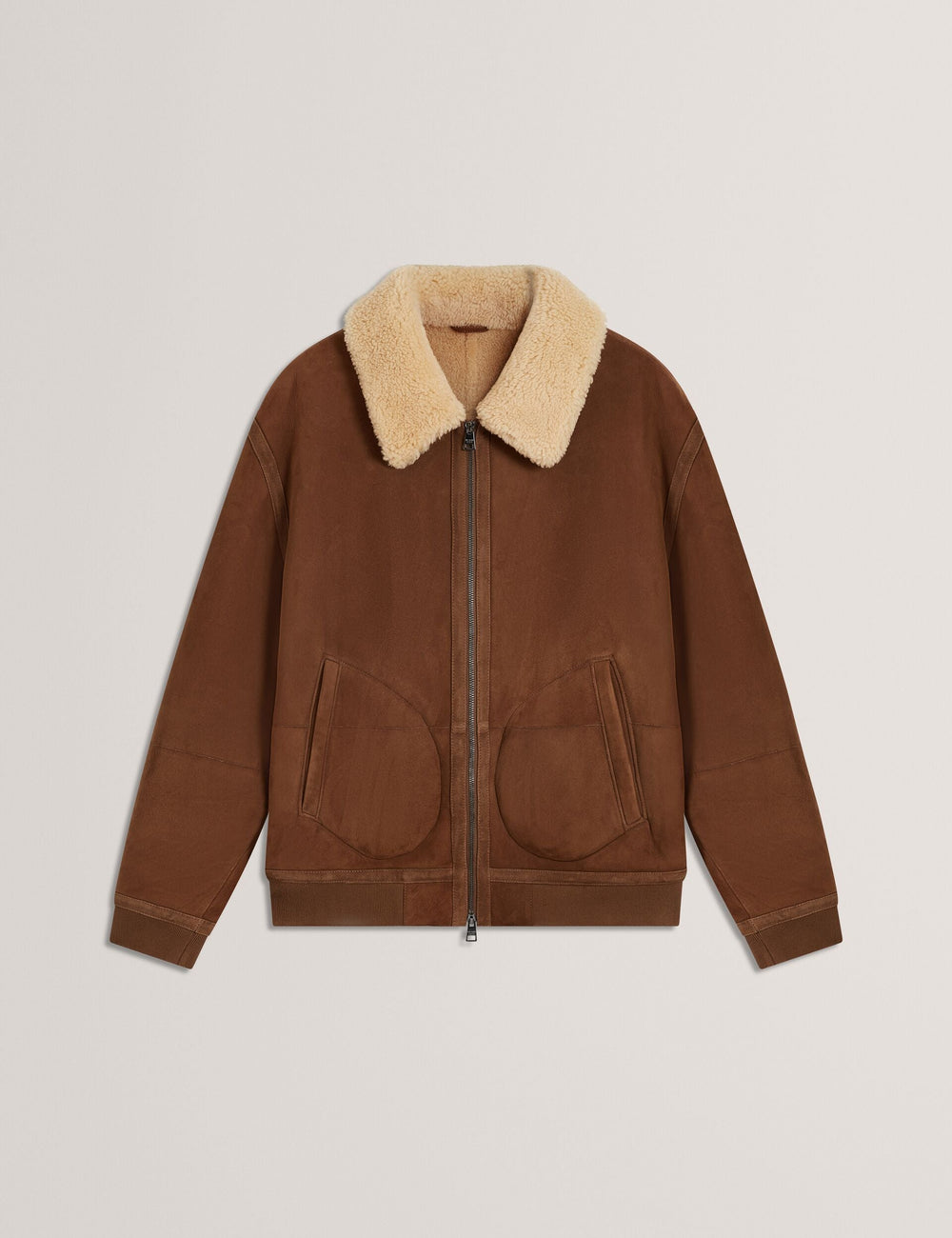 Men|Sale WALD Shearling Leather Aviator Jacket - Ted Baker