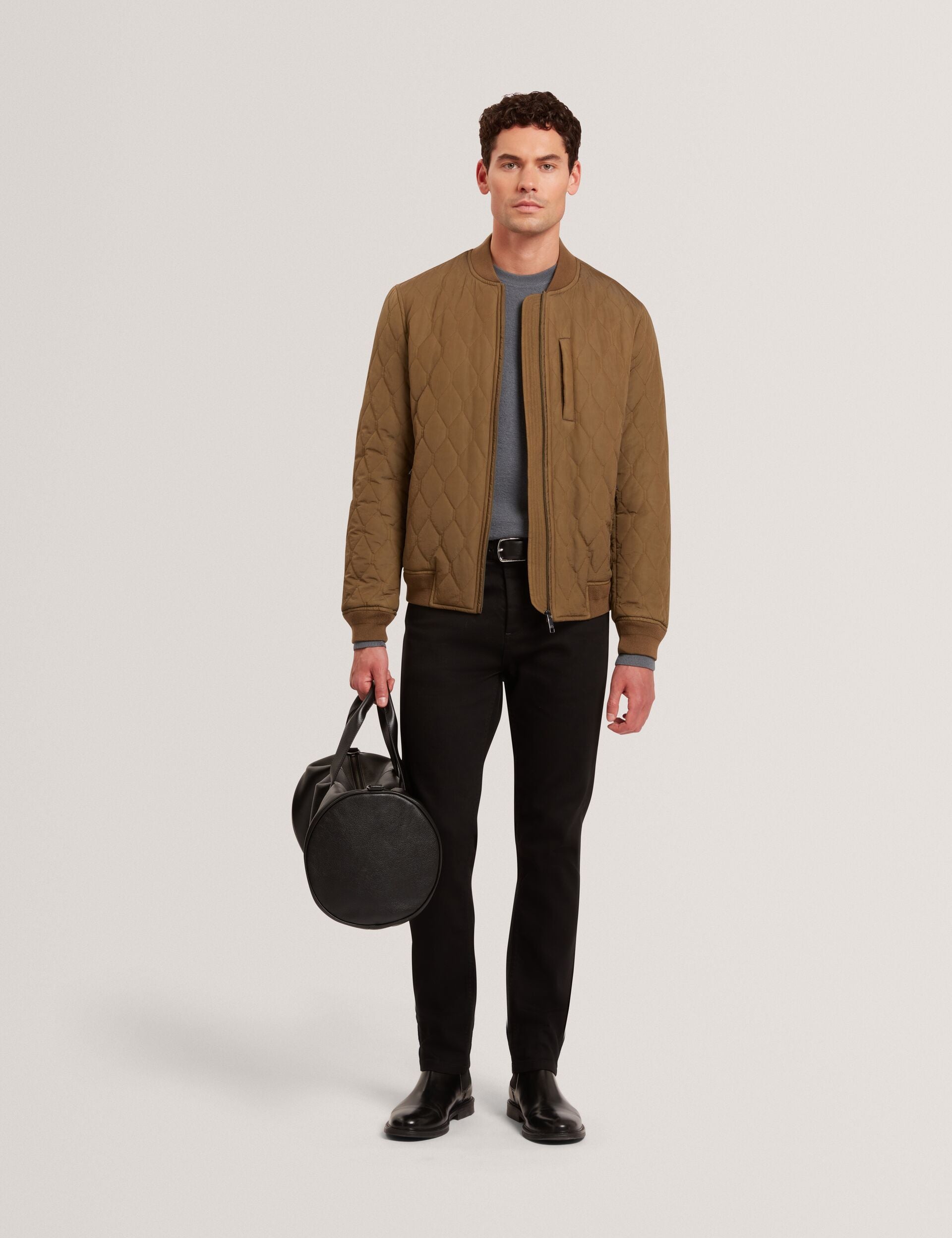 Men|Sale MAILINS Diamond Quilted Zip Bomber Jacket - Ted Baker
