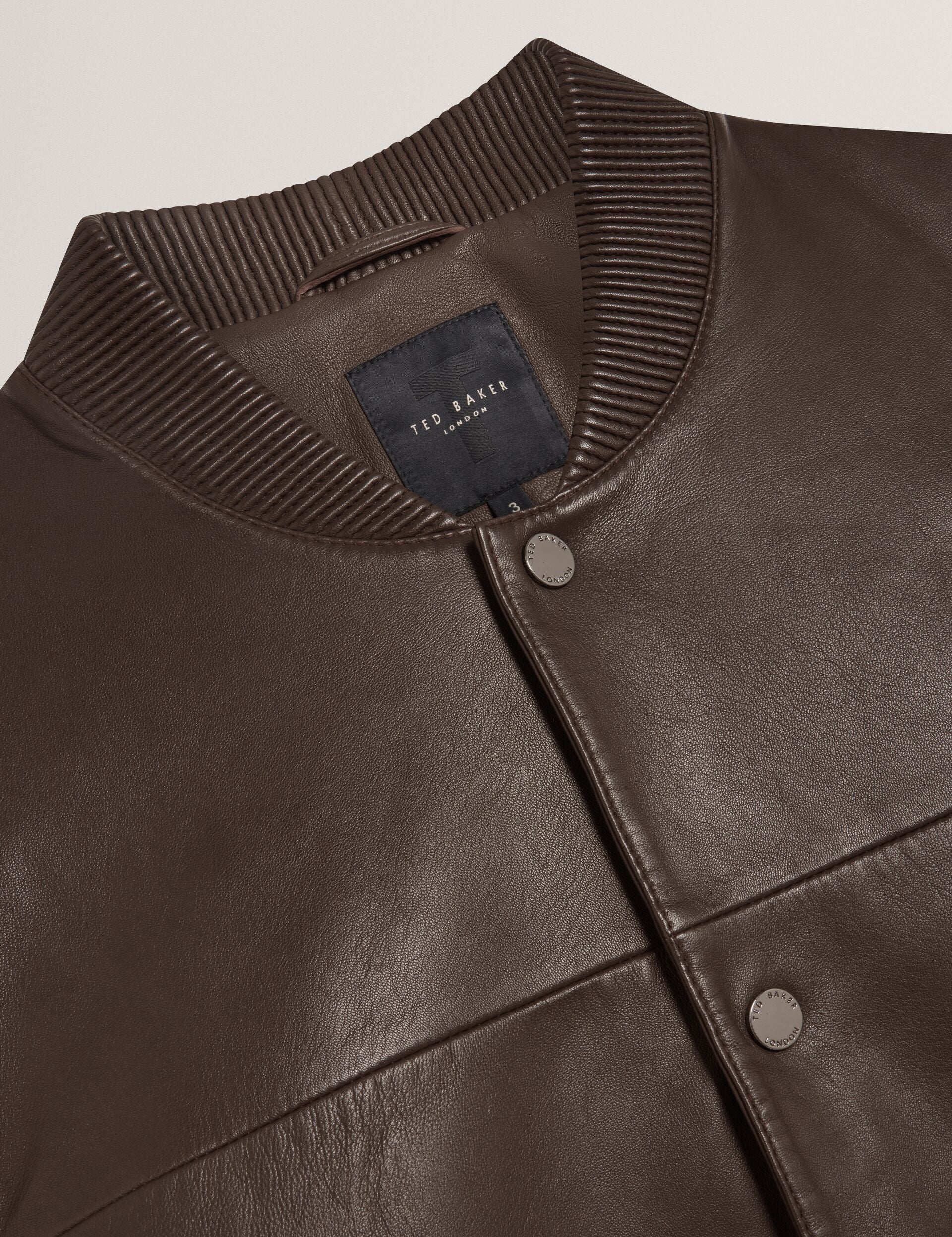 Men|Sale LEEAMS Leather Classic Bomber Jacket - Ted Baker