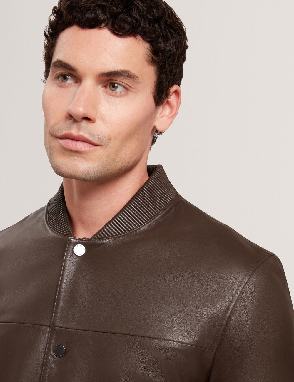Men|Sale LEEAMS Leather Classic Bomber Jacket - Ted Baker
