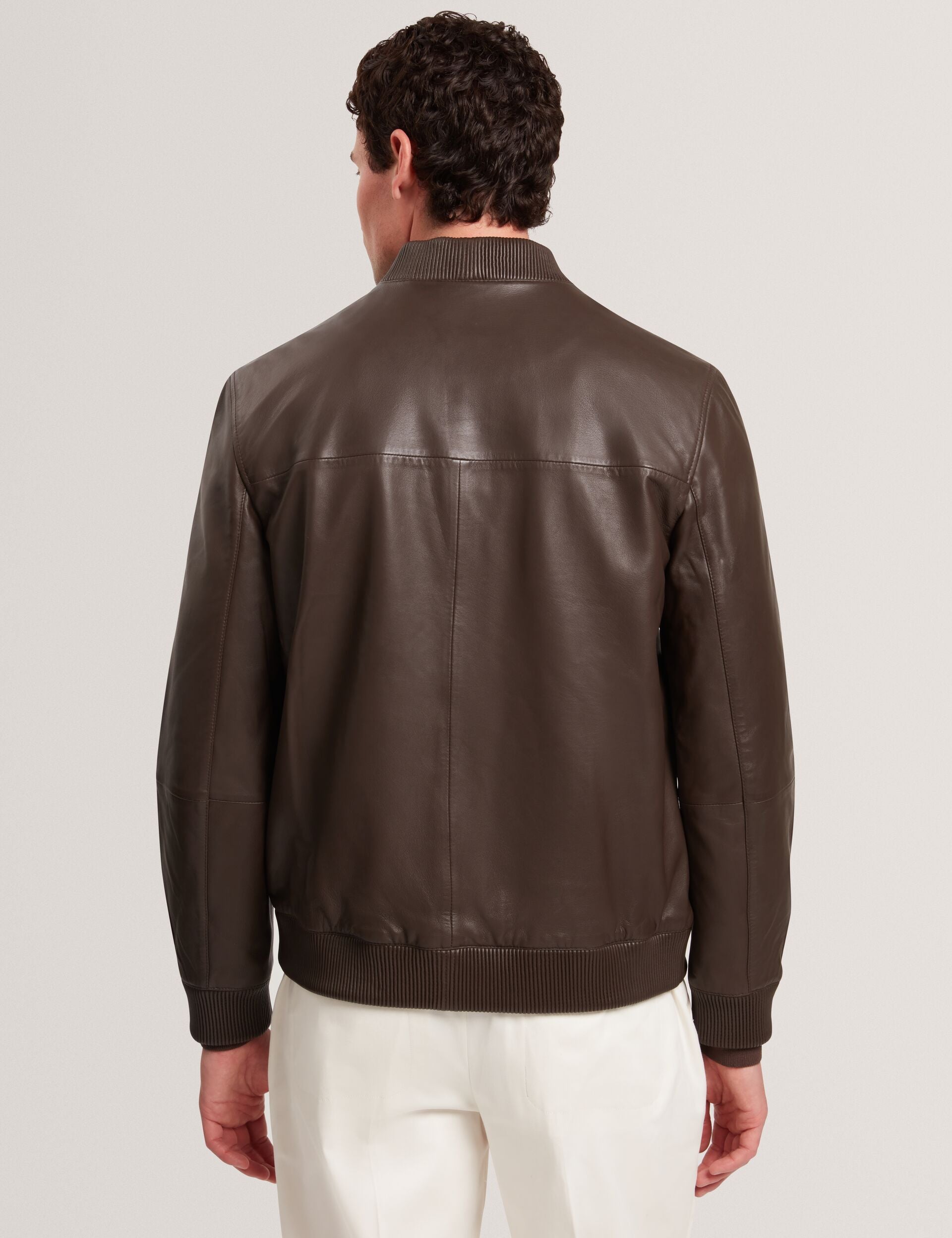 Men|Sale LEEAMS Leather Classic Bomber Jacket - Ted Baker