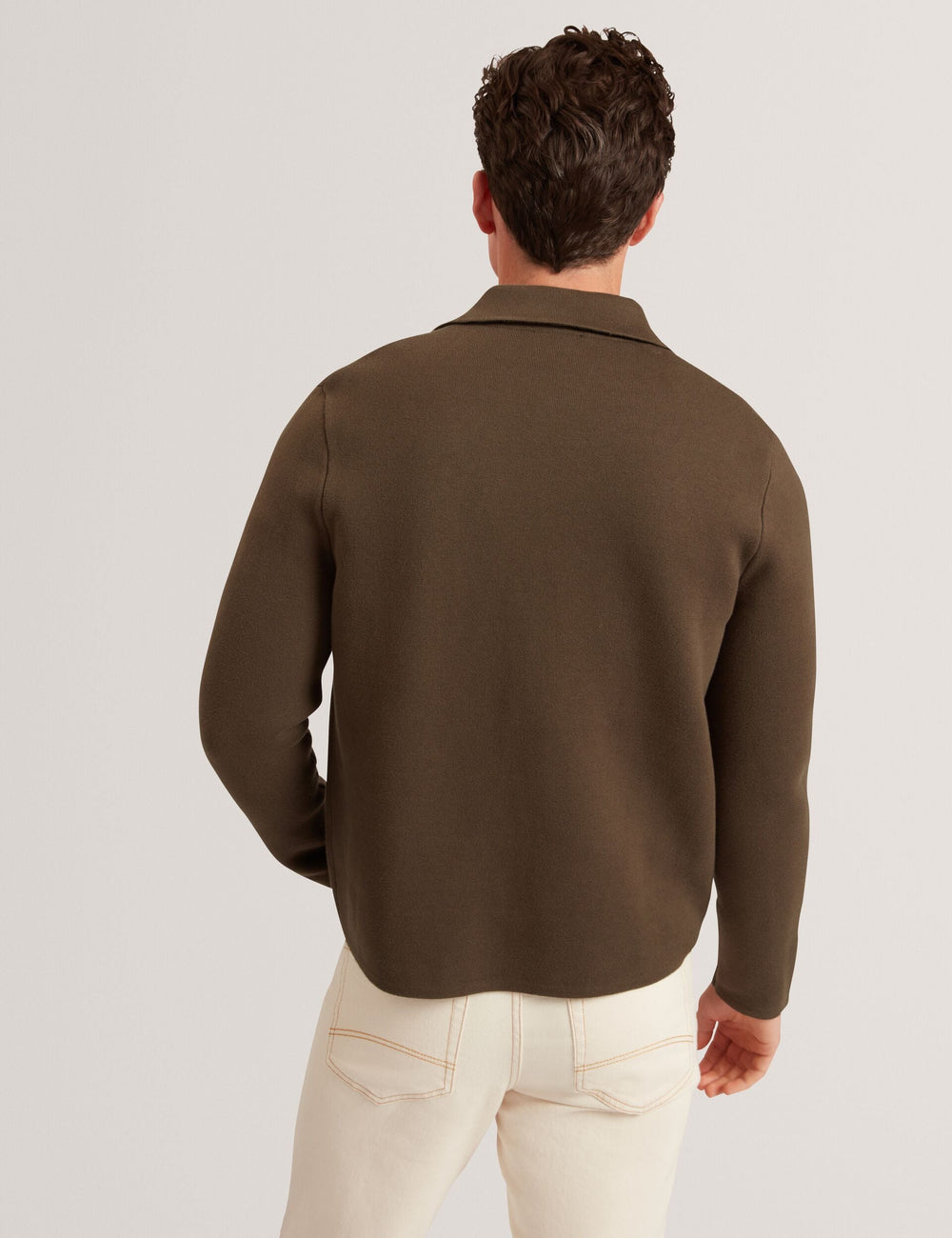 Men|Sale FREDER Knitted Cotton Blend Cardigan Jacket - Ted Baker
