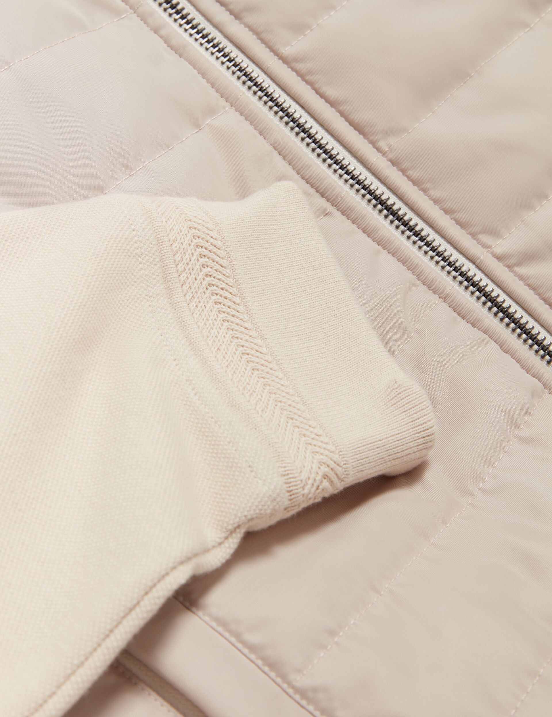 Men|Sale DURANO Quilted Front Zip-Through Knit Jacket - Ted Baker