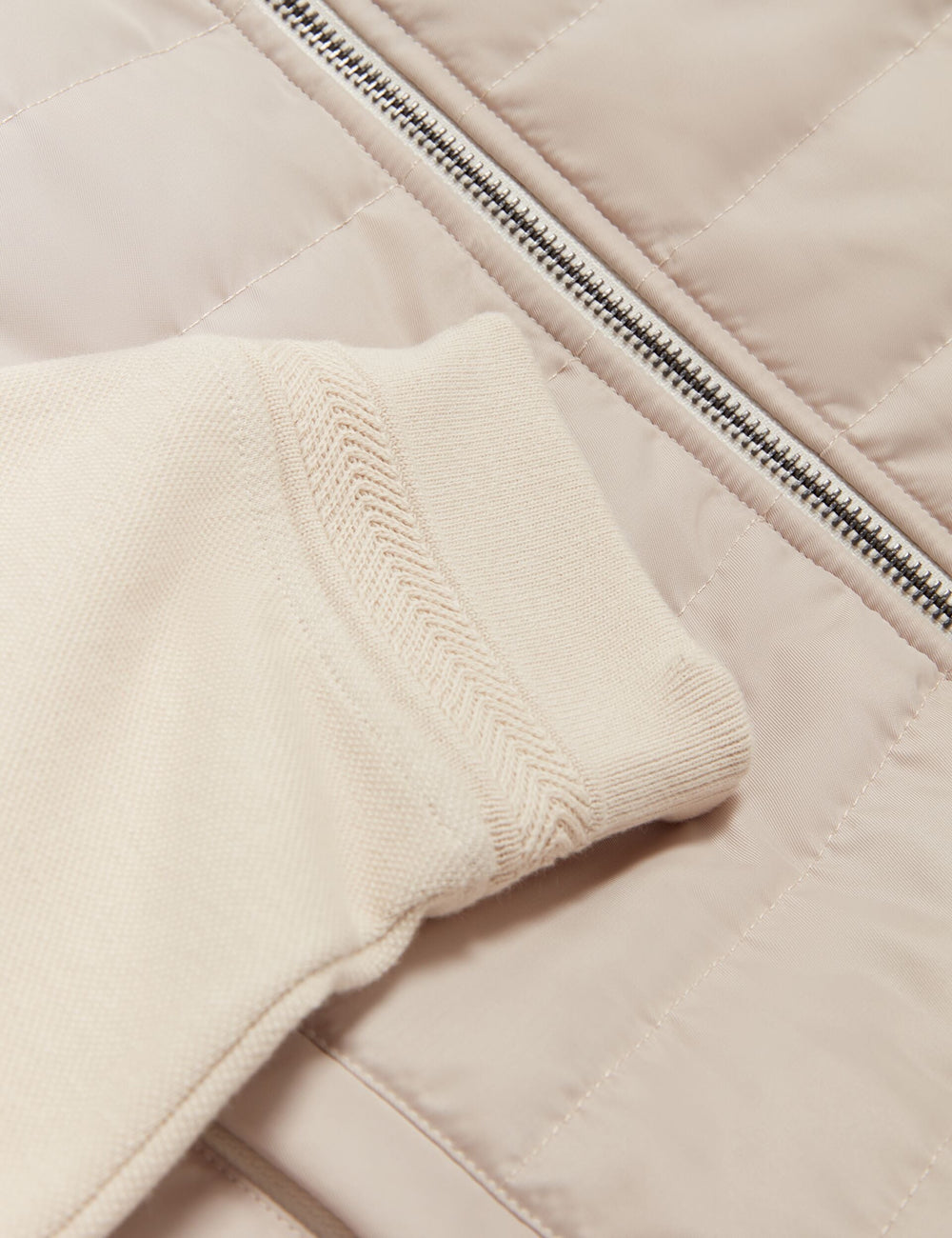 Men|Sale DURANO Quilted Front Zip-Through Knit Jacket - Ted Baker